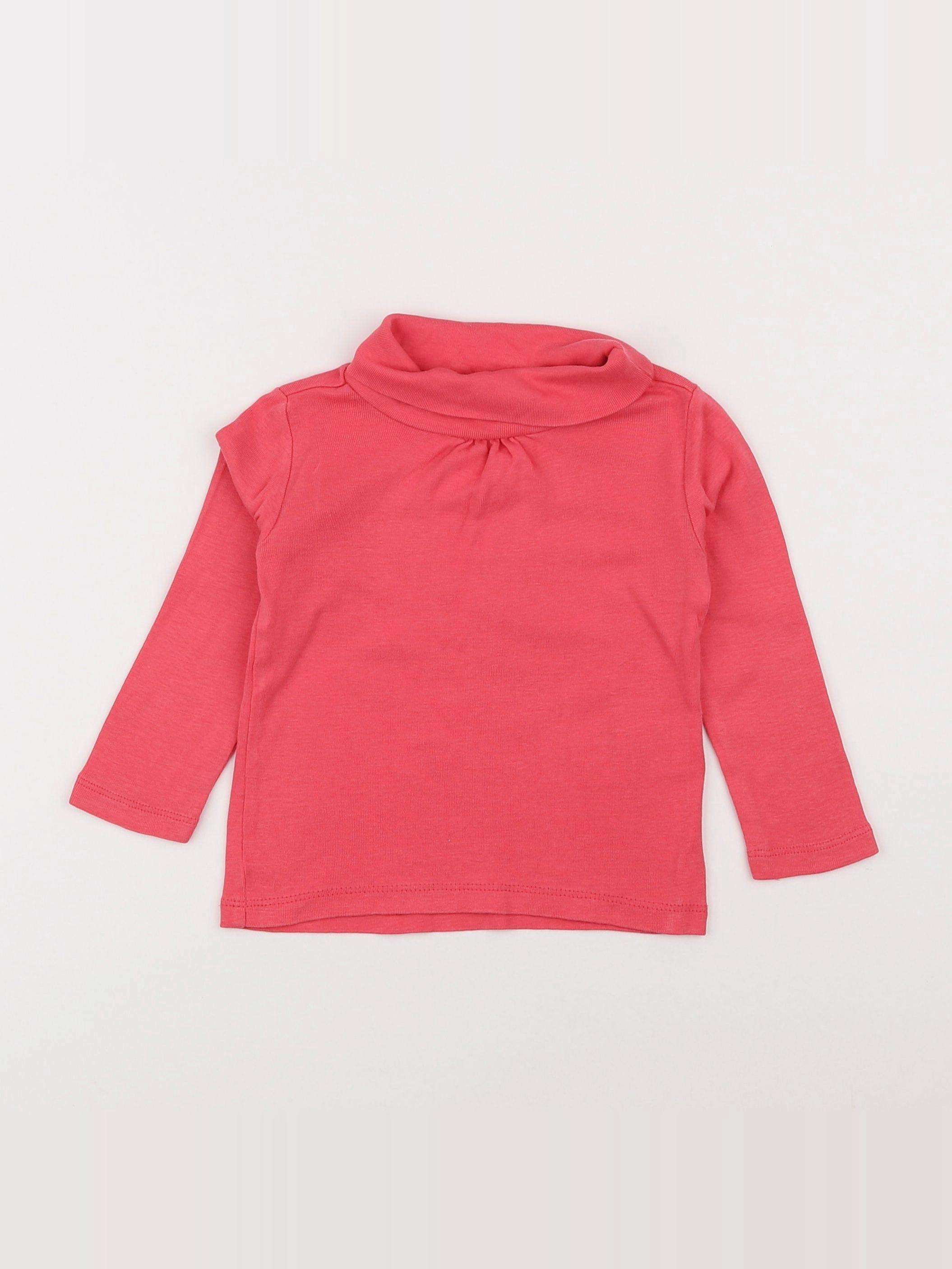 Vertbaudet - sous-pull rose - 2 ans