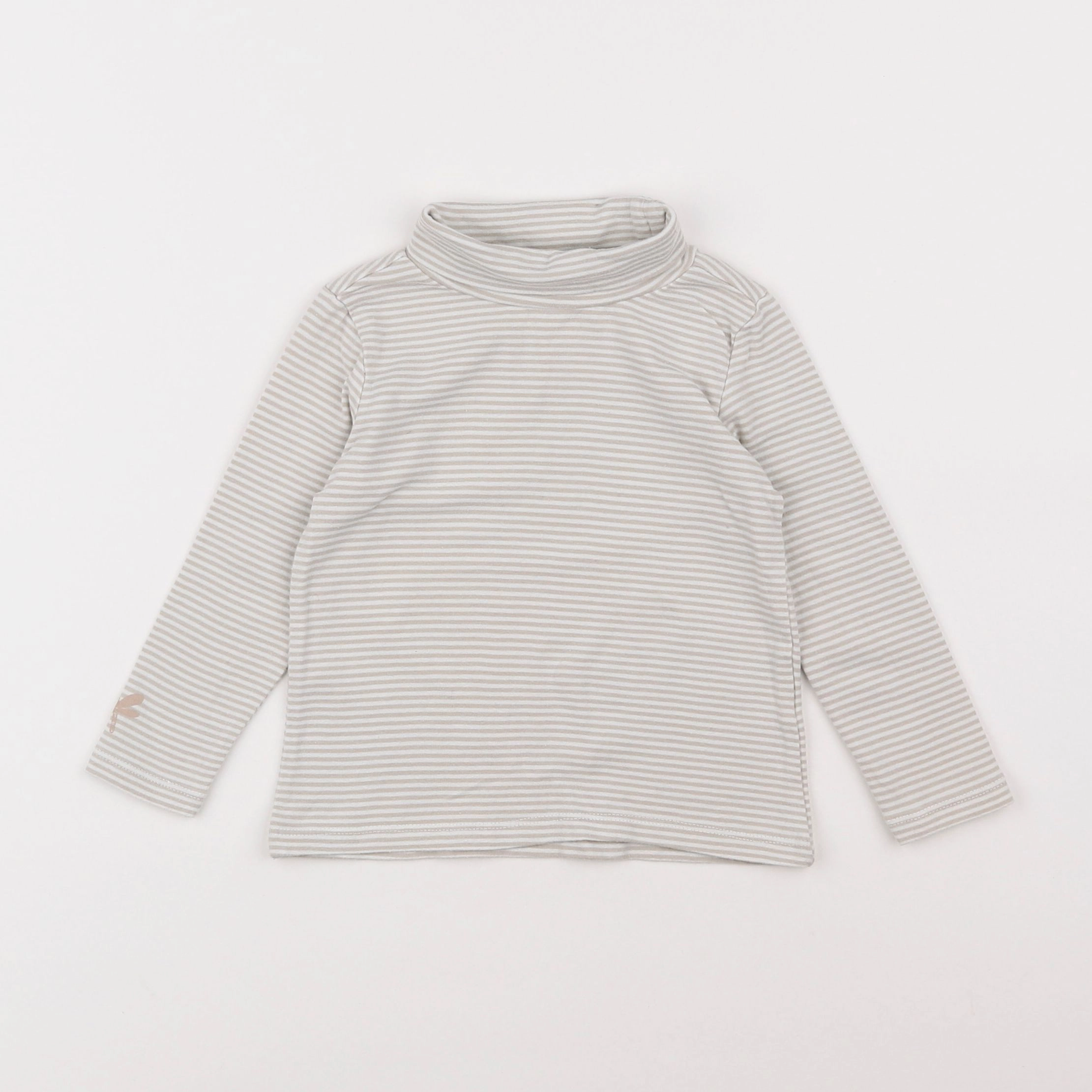 Vertbaudet - sous-pull gris - 2 ans