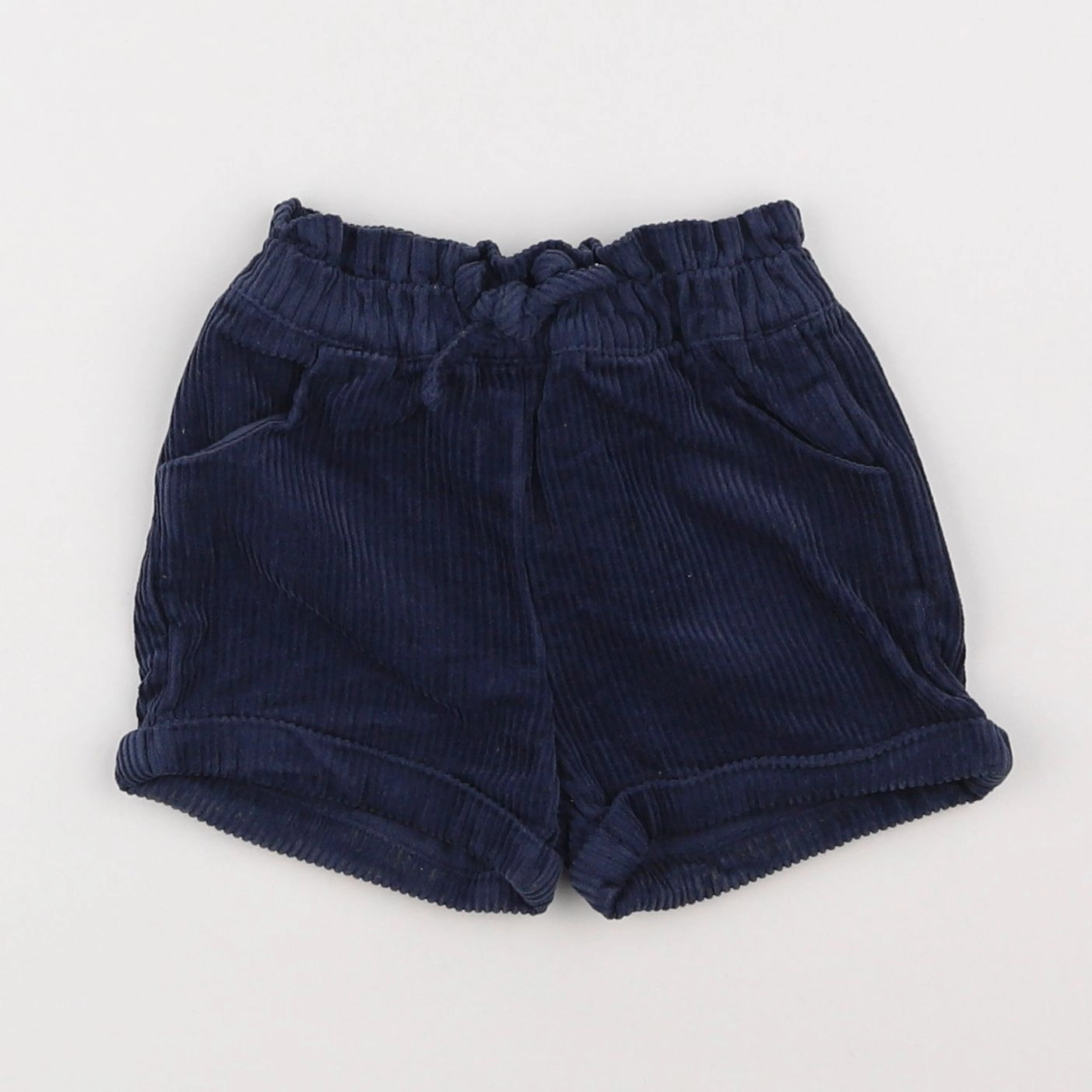 Vertbaudet - short bleu - 6 mois