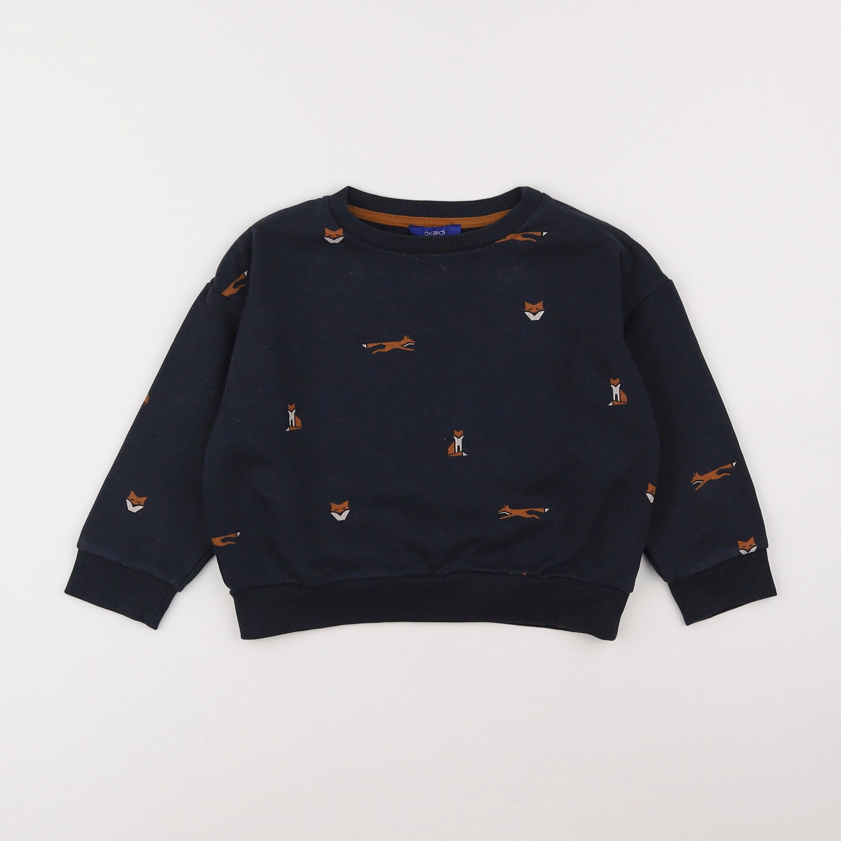 Okaidi - sweat bleu - 4 ans