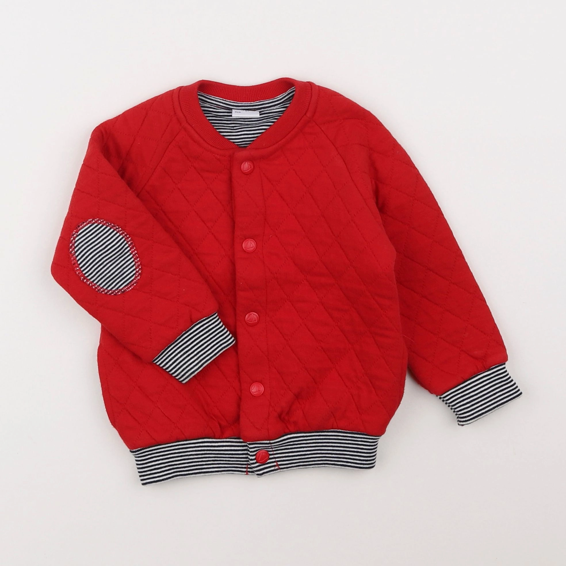 Petit Bateau - sweat rouge - 18 mois