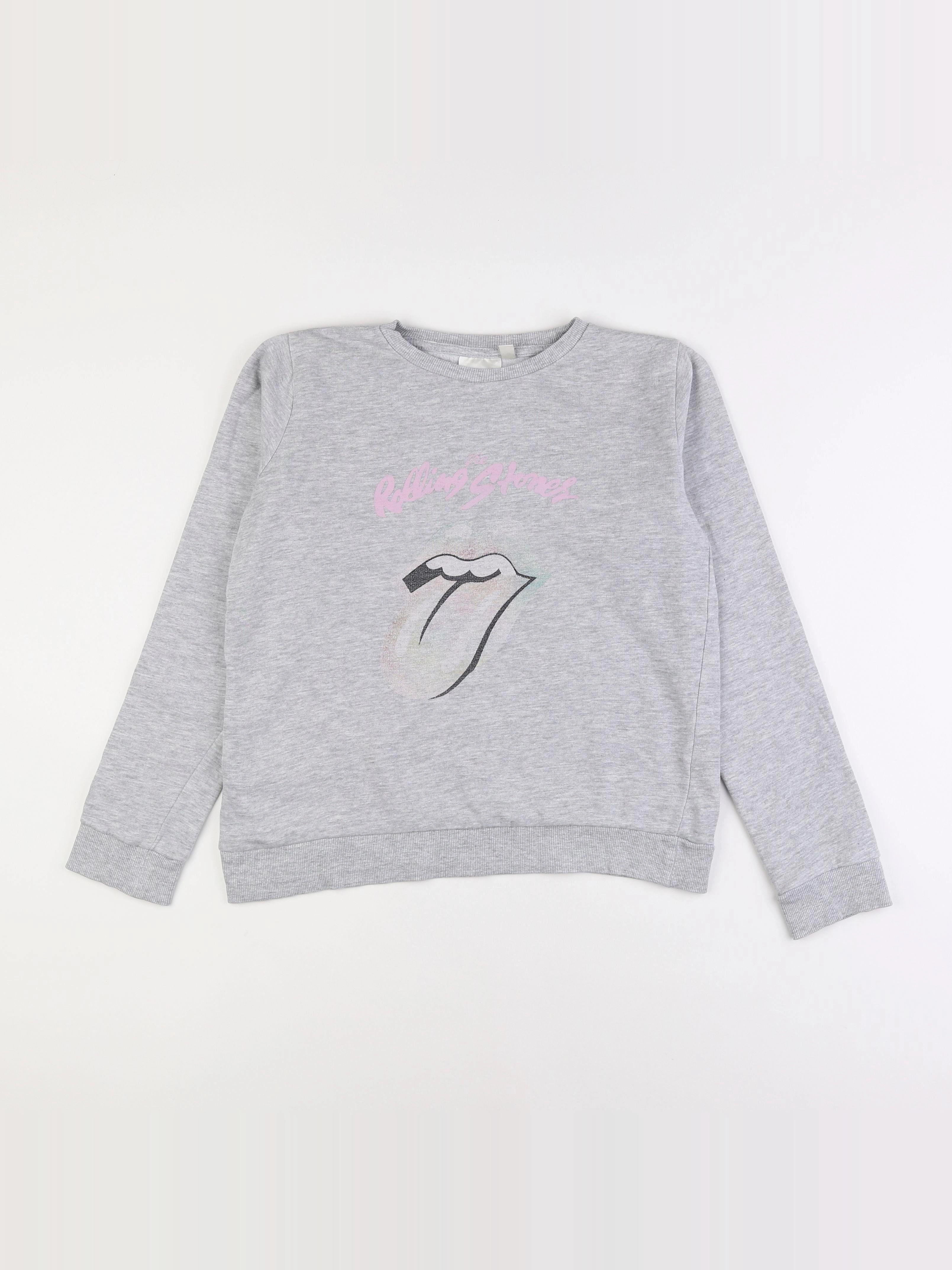 Vertbaudet - sweat gris - 14 ans