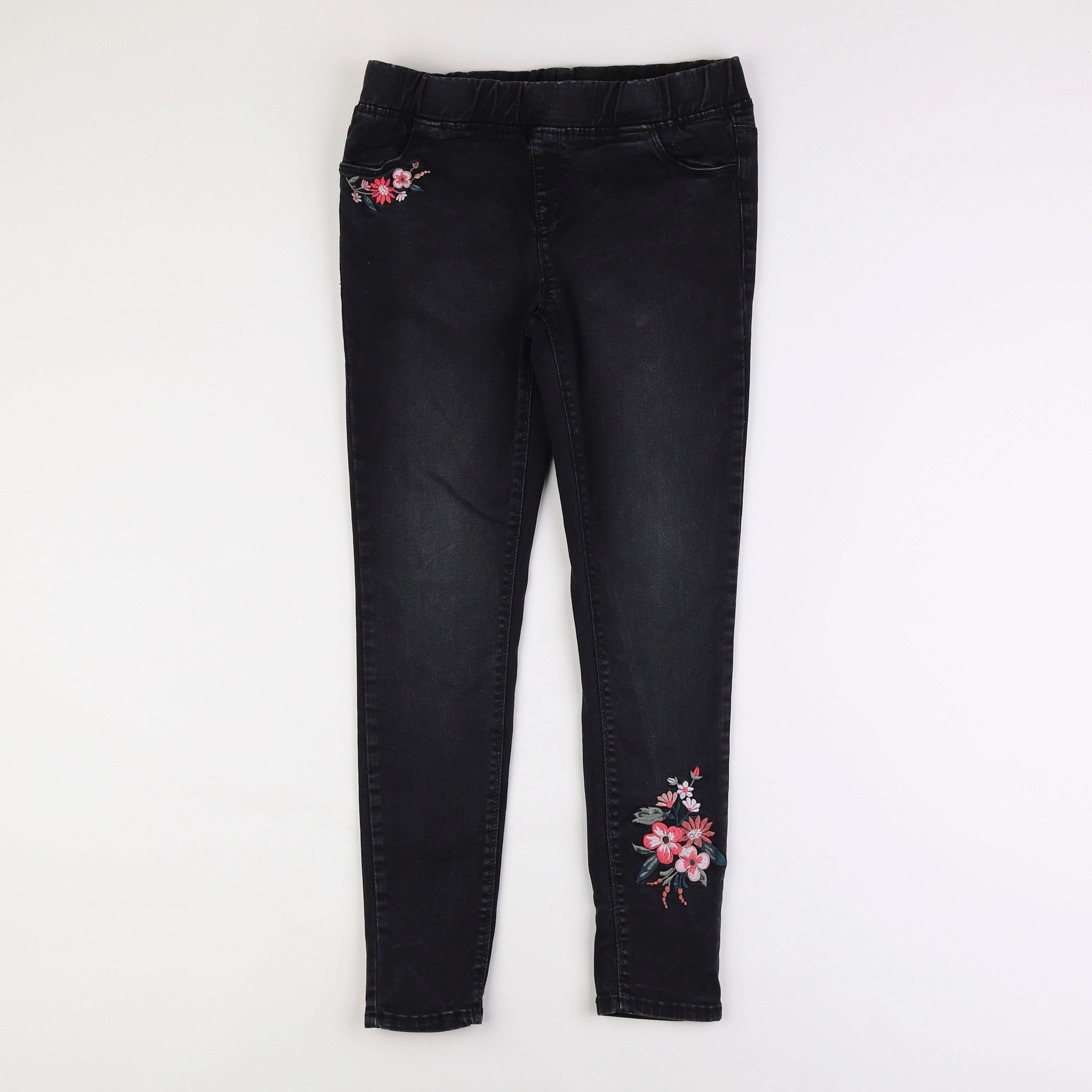 Vertbaudet - jegging gris - 12 ans