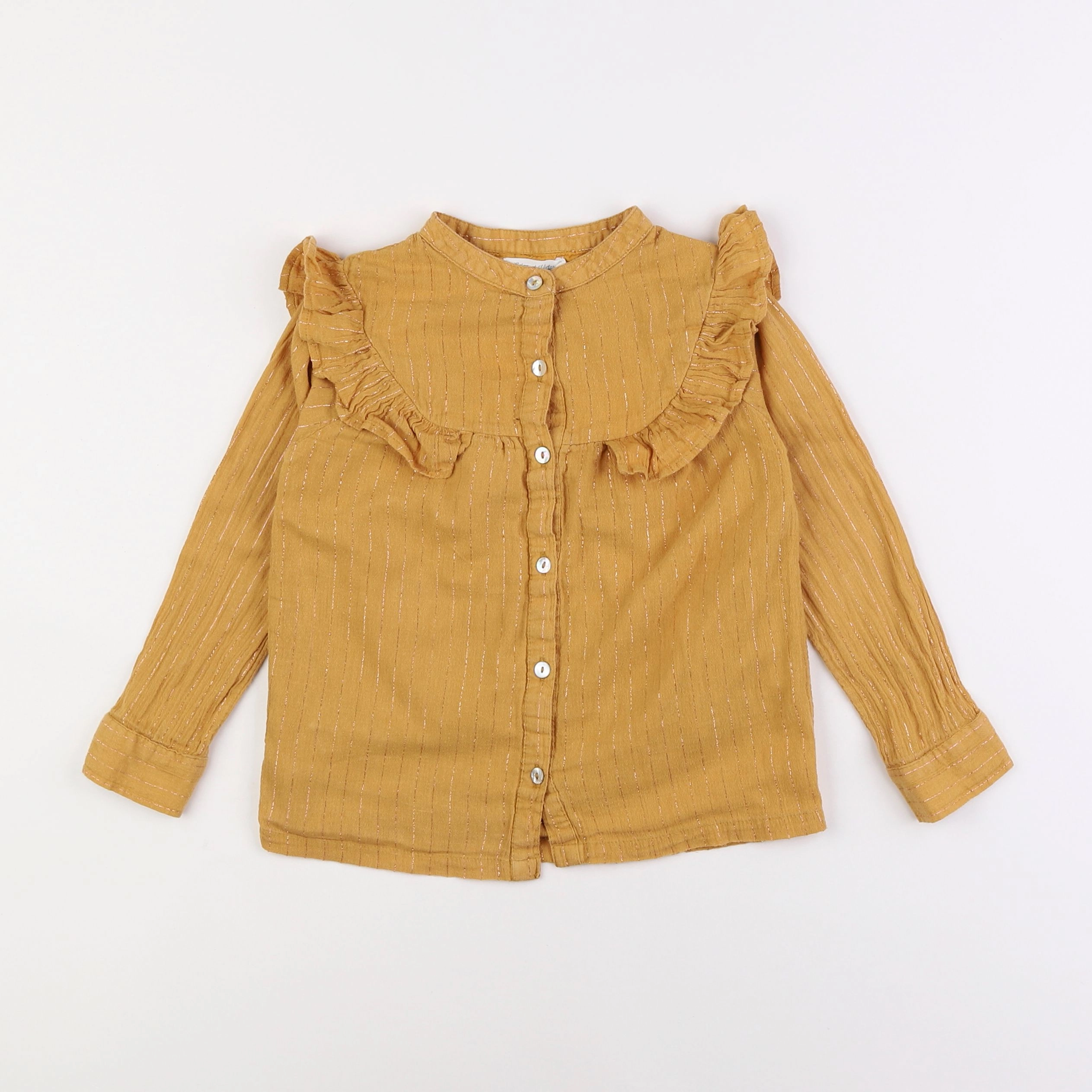 Eden & Victor - chemise jaune - 6 ans