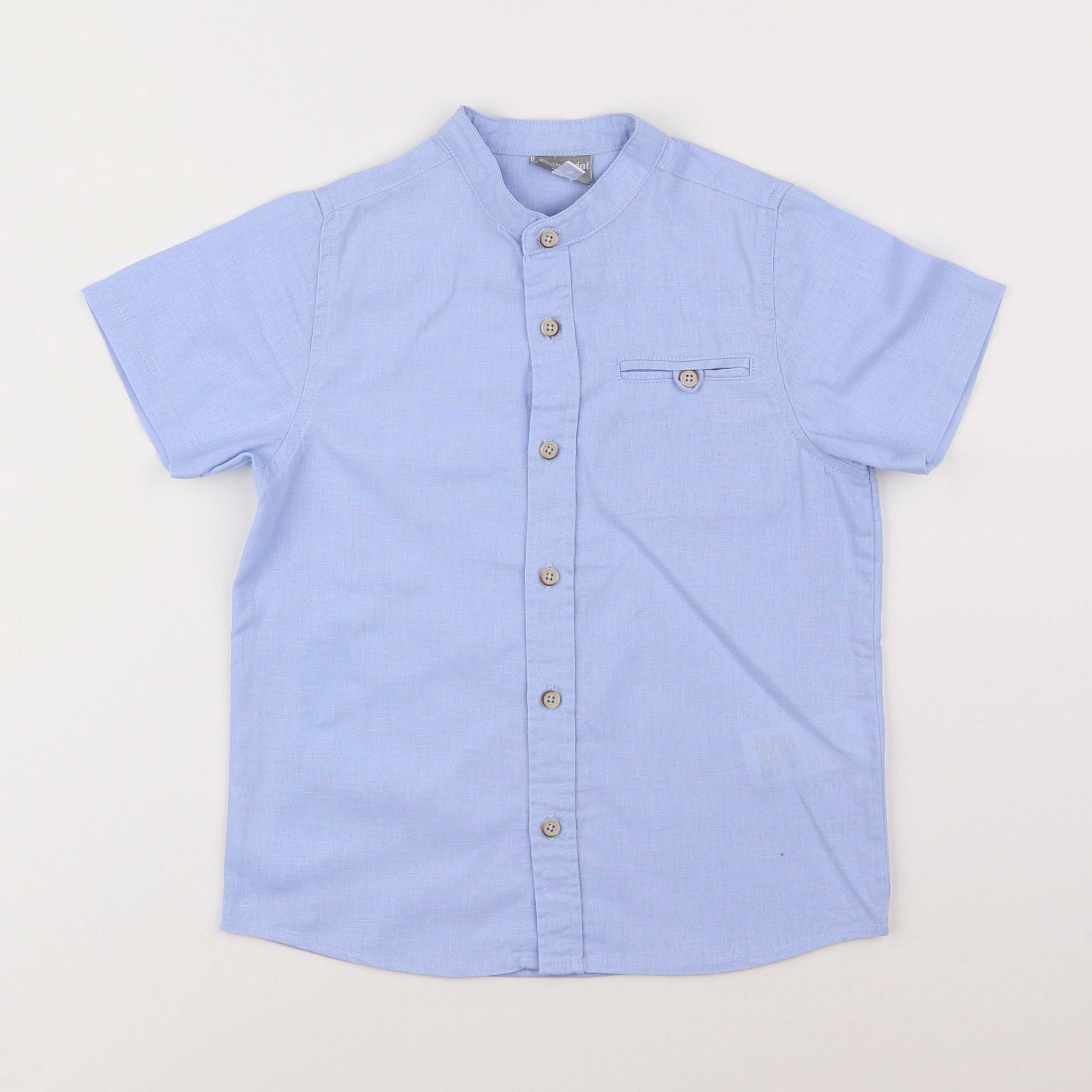 Vertbaudet - chemise bleu - 6 ans