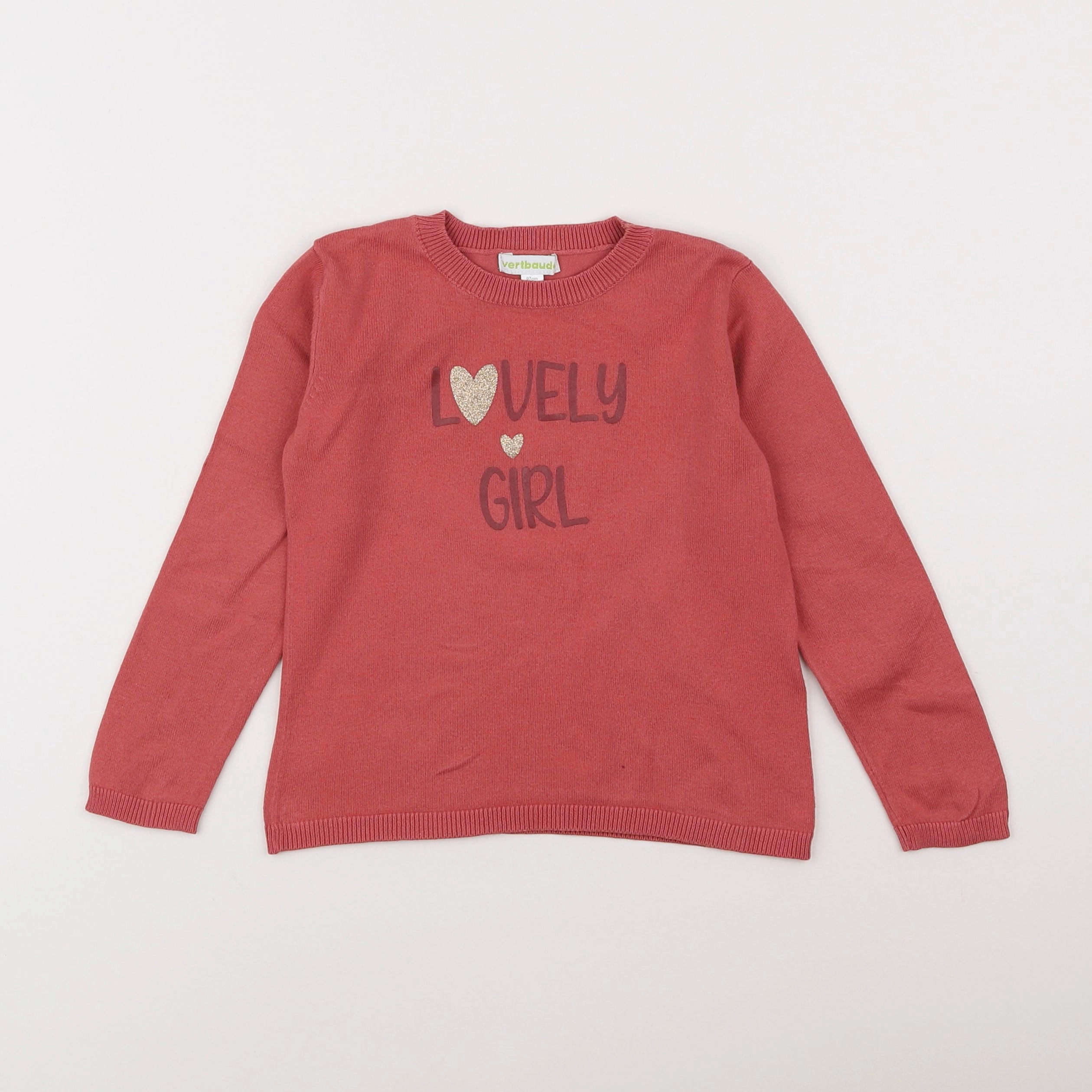 Vertbaudet - pull rose - 3 ans