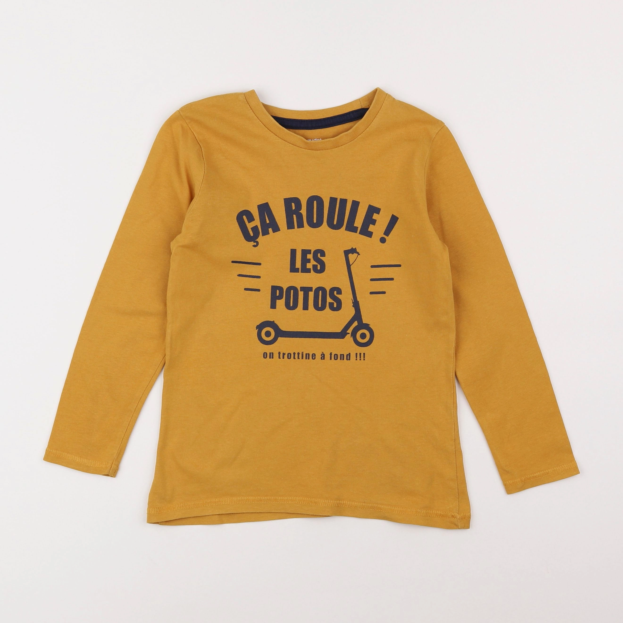 Vertbaudet - tee-shirt jaune - 6 ans