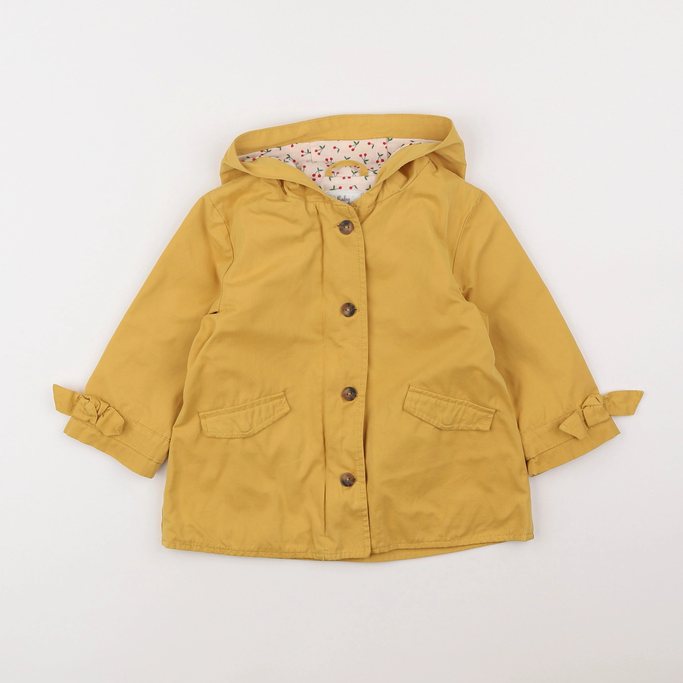 Vertbaudet - parka jaune - 2 ans