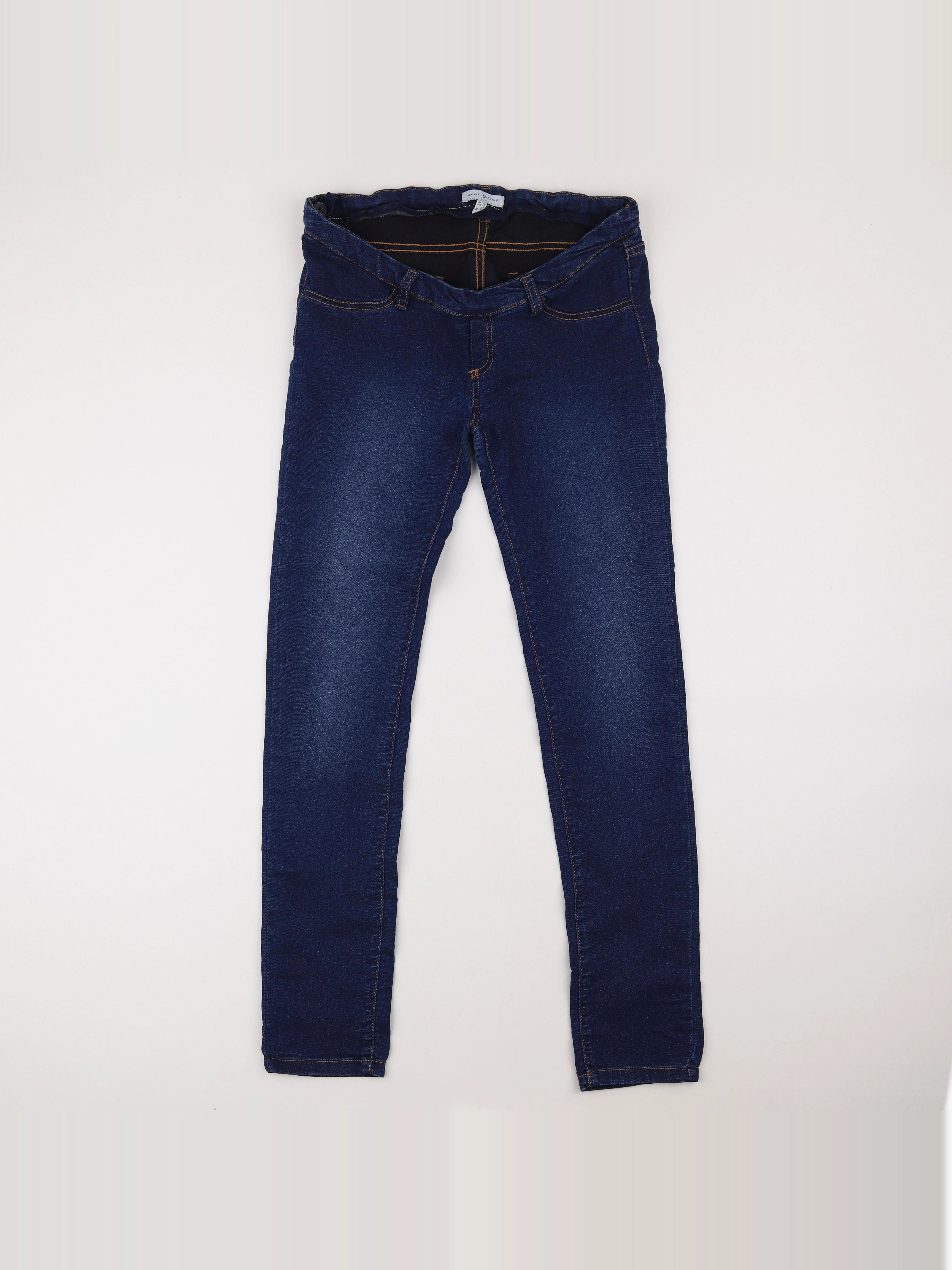 Envie de fraise - jean grossesse bleu - 38