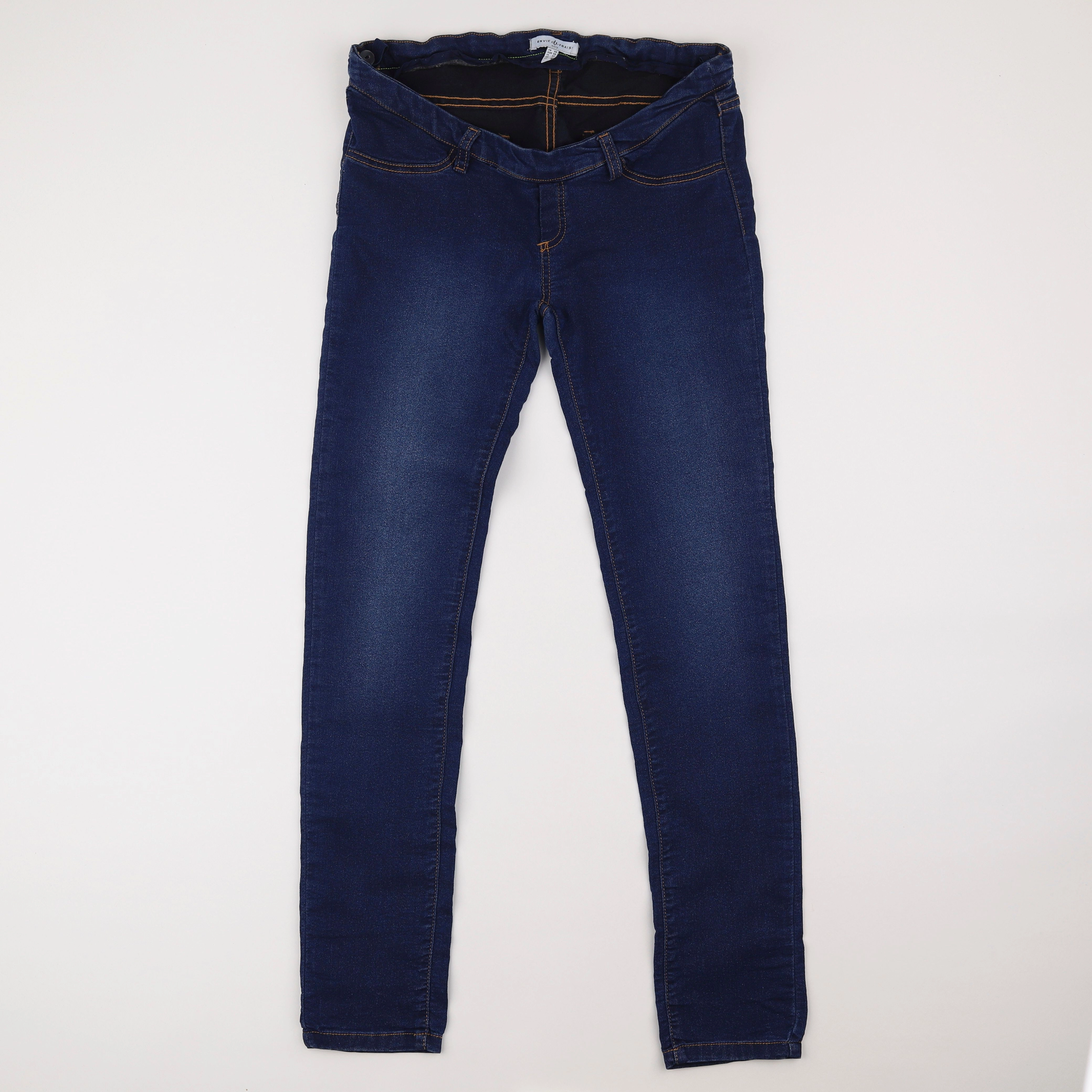 Envie de fraise - jean grossesse bleu - 38