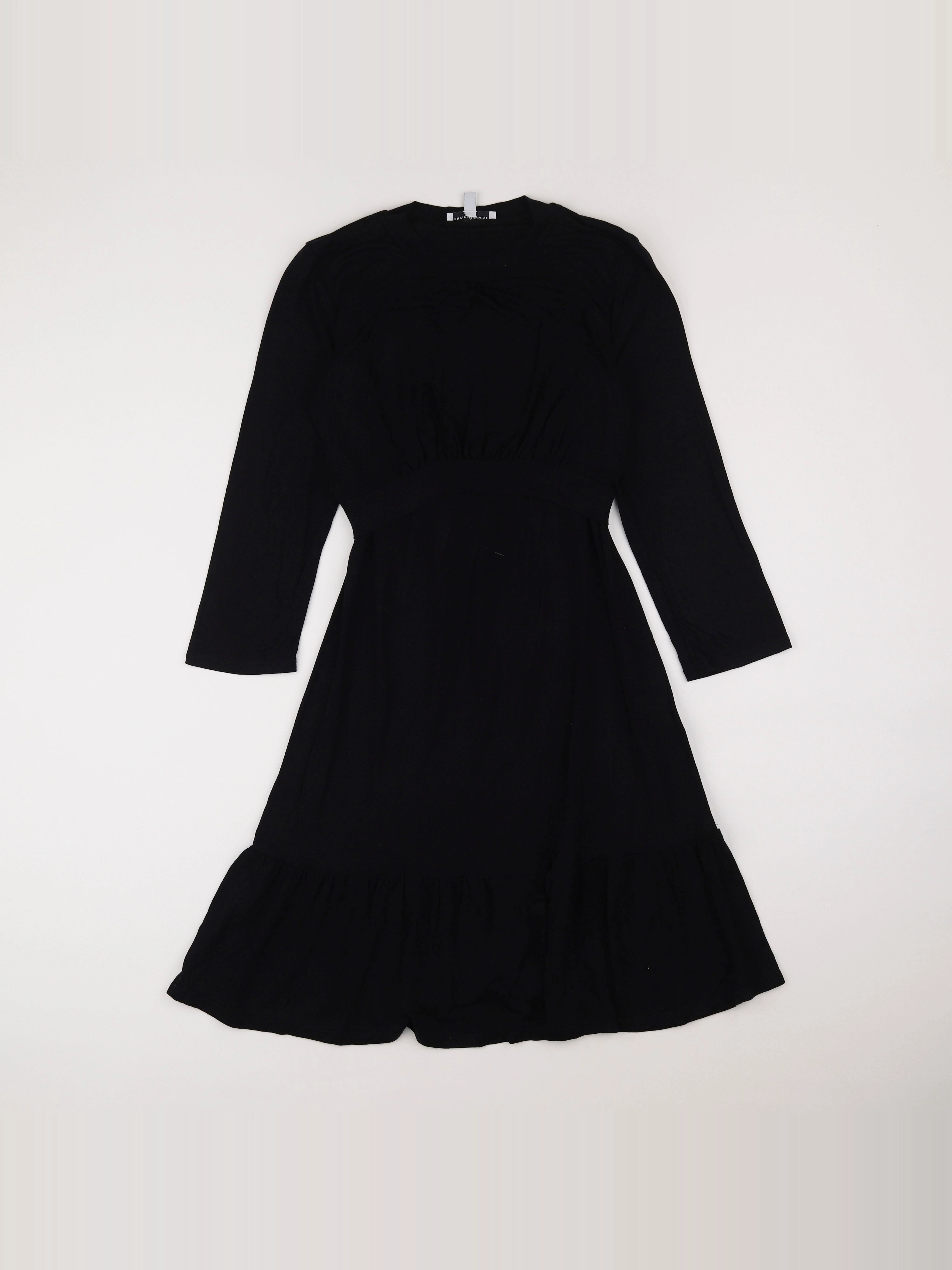 Envie de fraise - robe grossesse, allaitement noir - 36 à 38