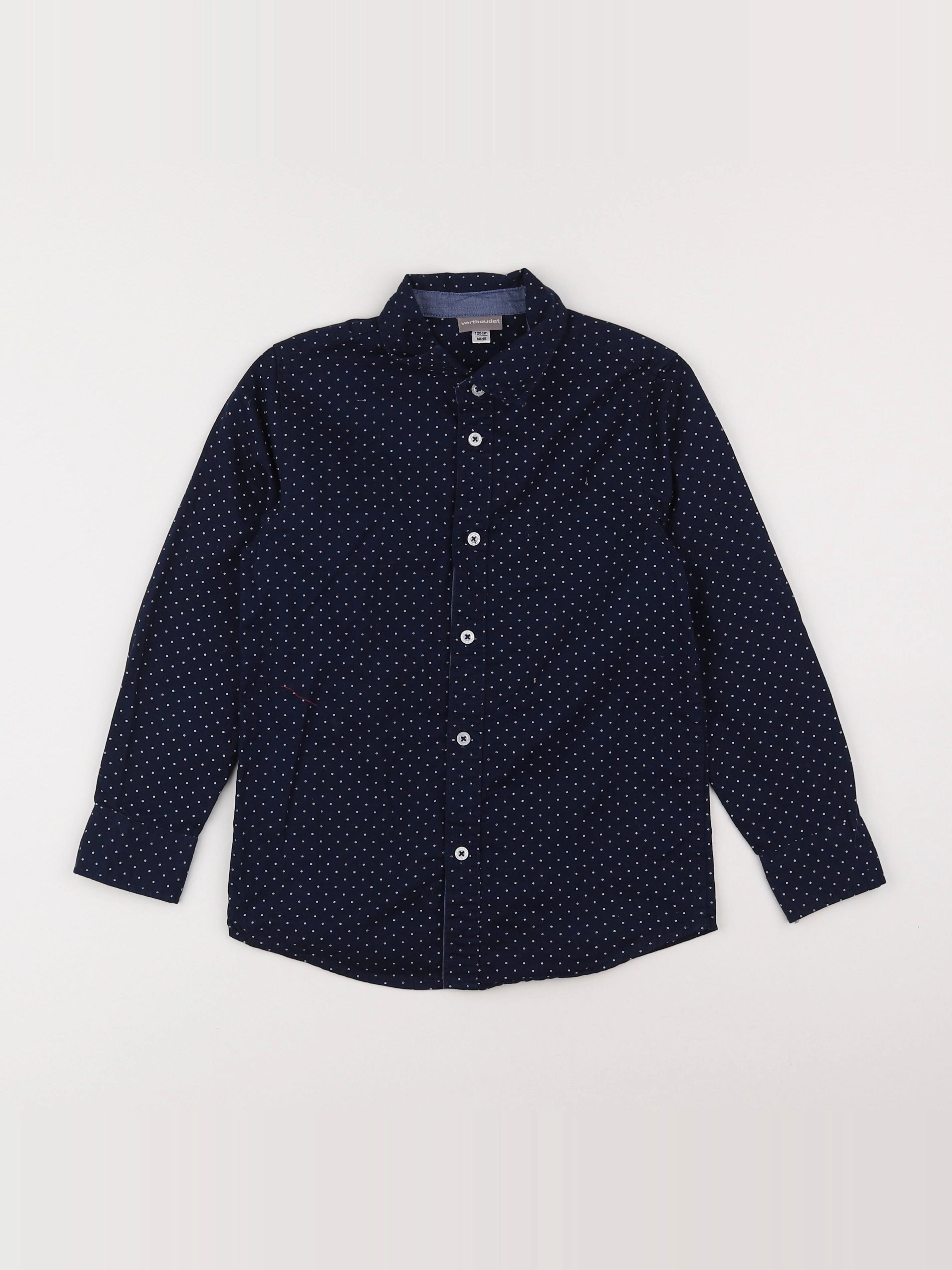 Vertbaudet - chemise bleu - 8 ans