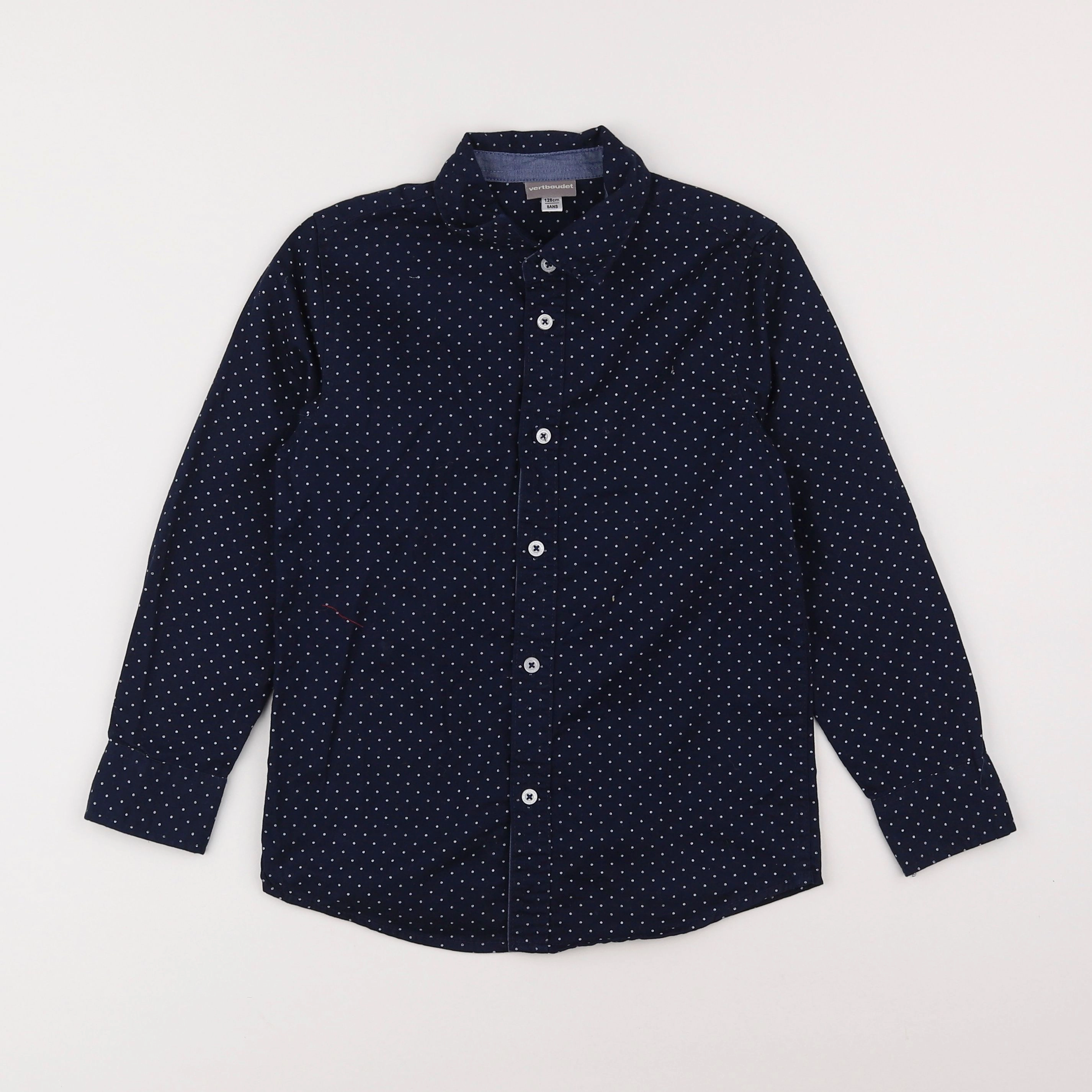 Vertbaudet - chemise bleu - 8 ans