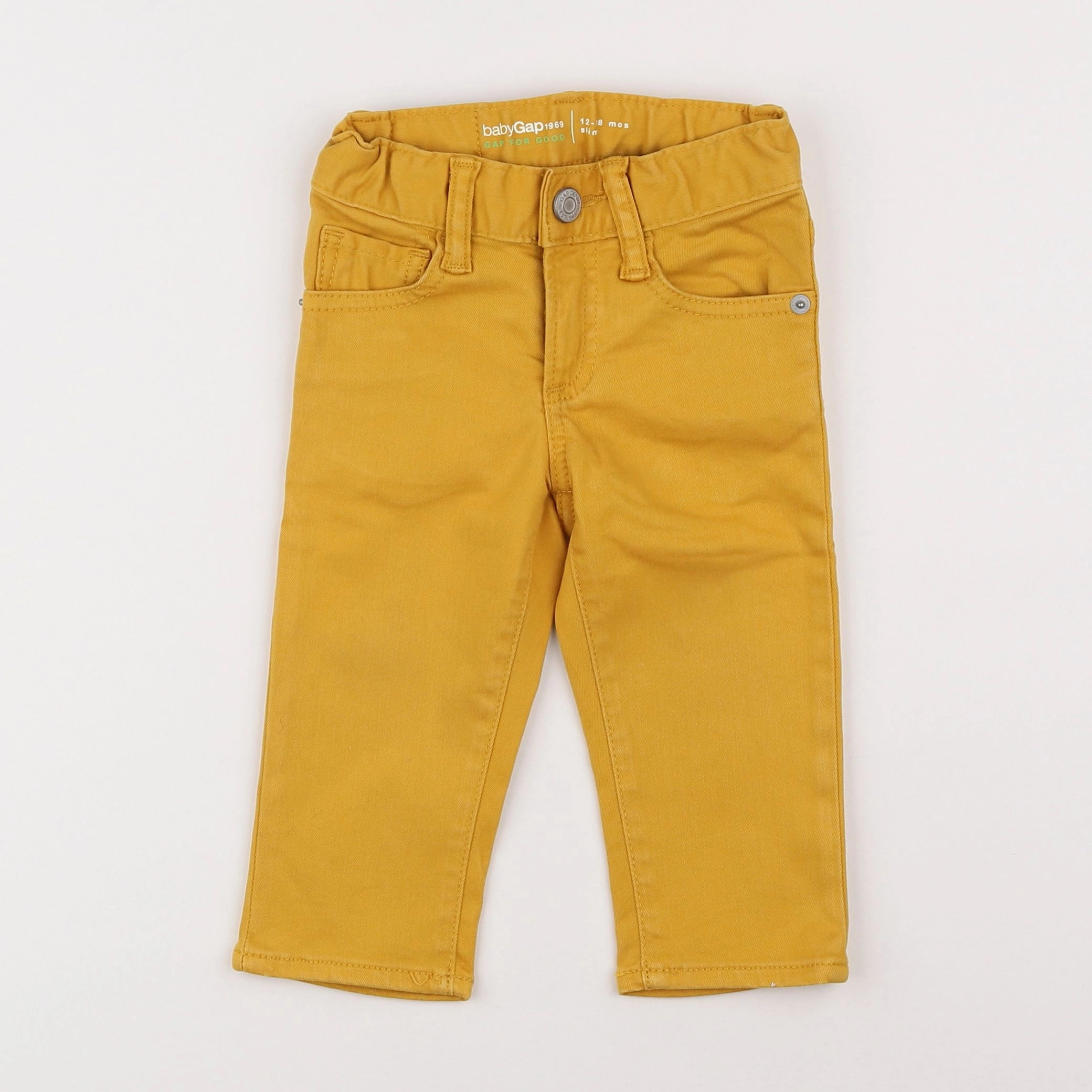 GAP - jean jaune - 12/18 mois