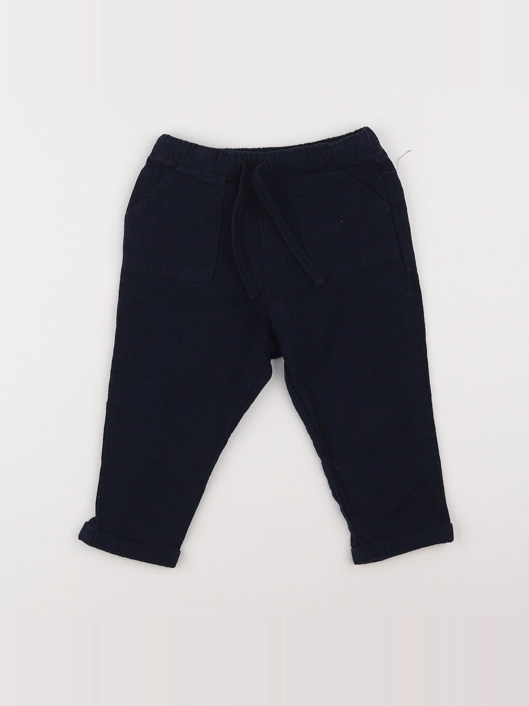 Boutchou - pantalon bleu - 18 mois
