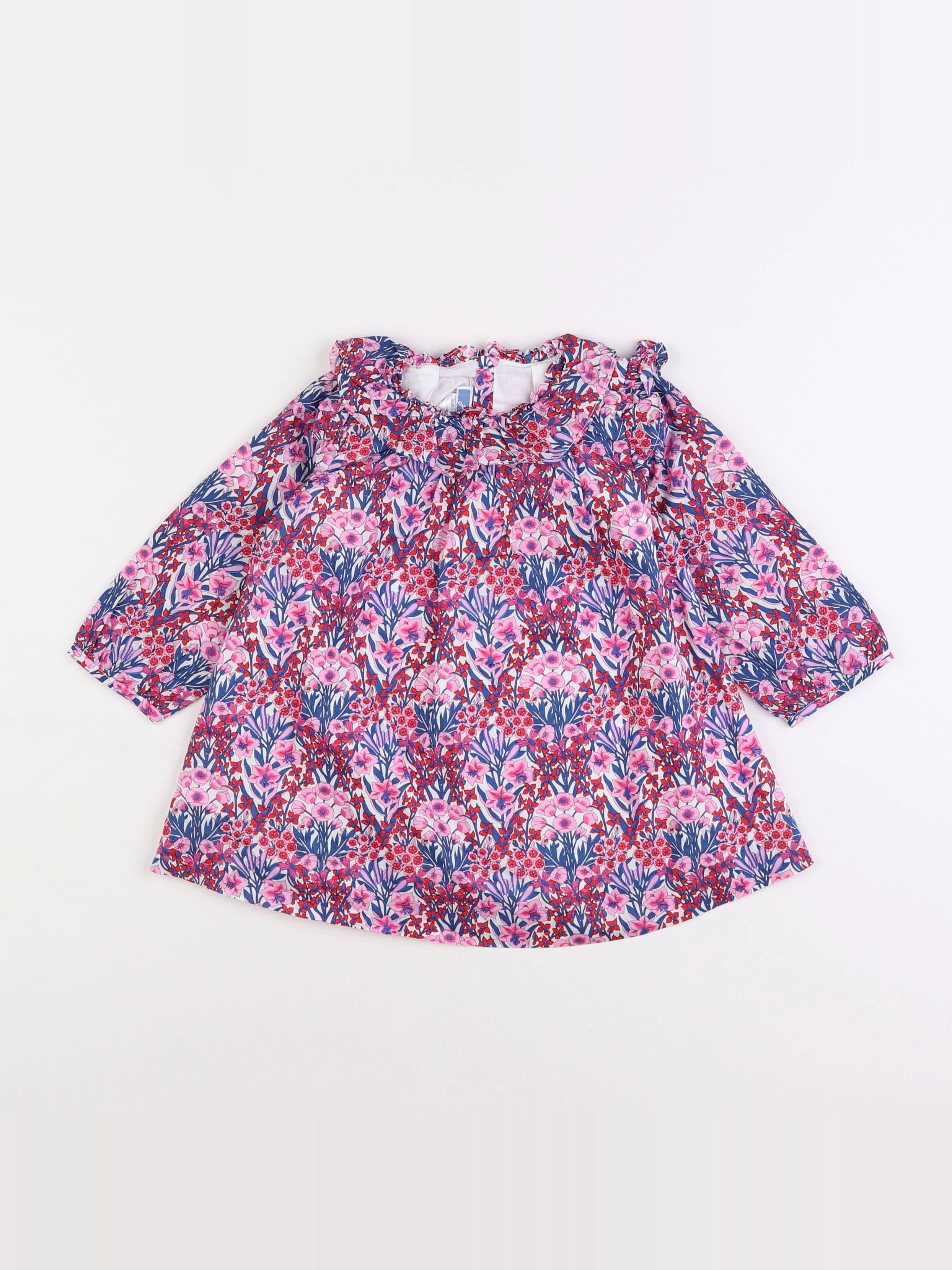 Jacadi - robe liberty rose - 18 mois