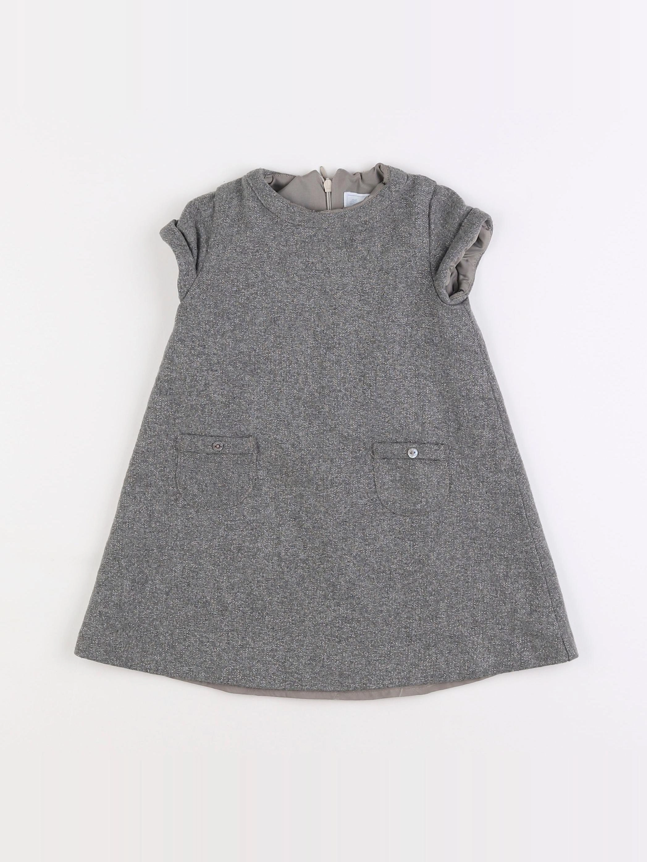 Tartine & Chocolat - robe gris - 2 ans