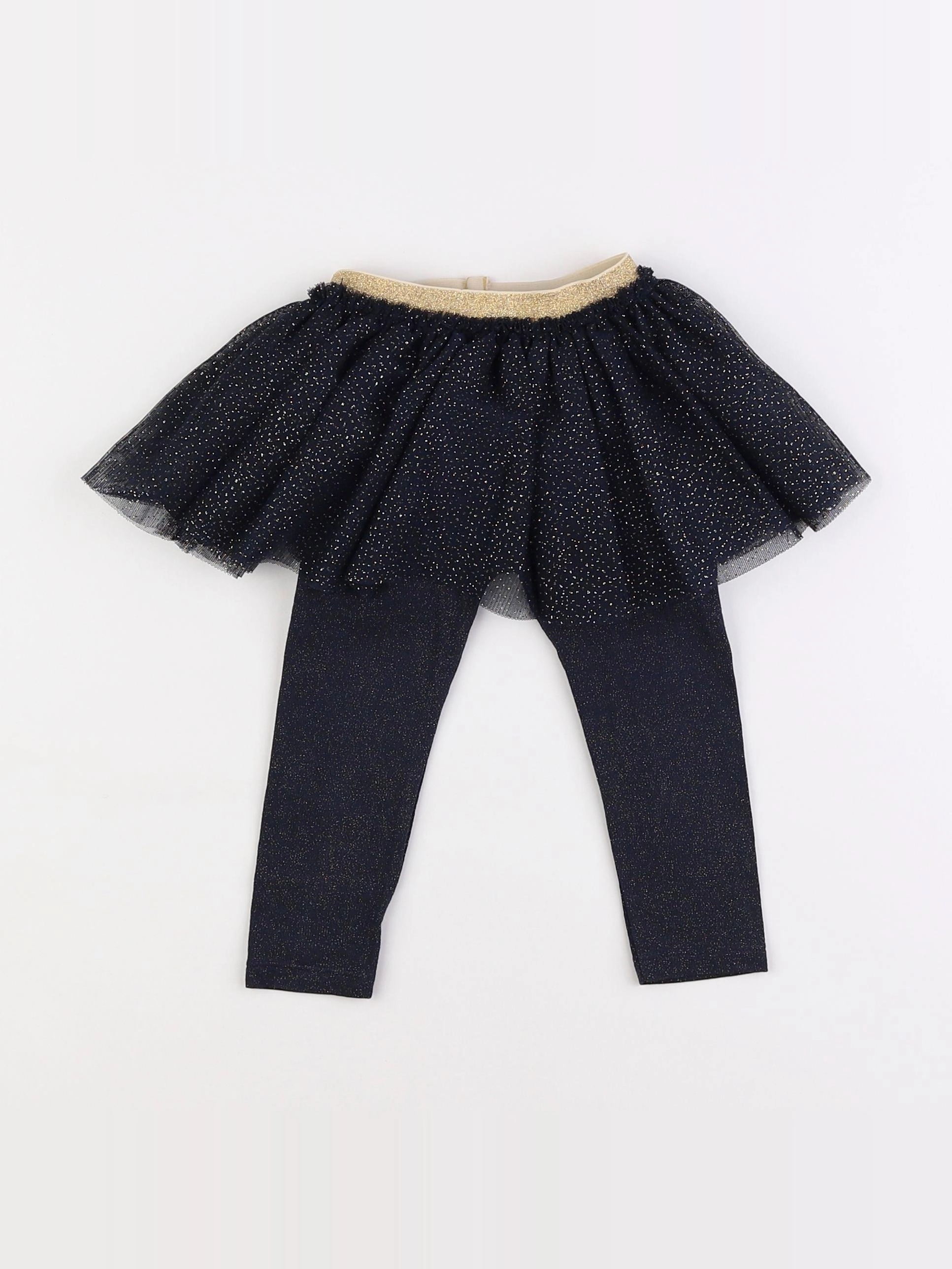 Petit Bateau - jupe bleu - 18 mois