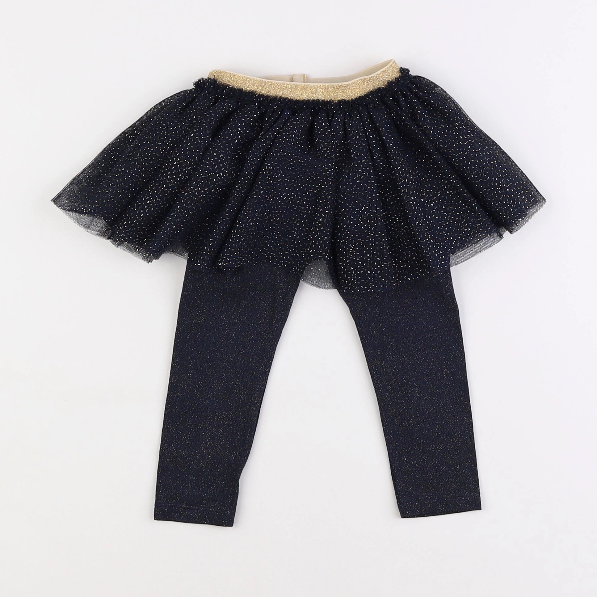 Petit Bateau - jupe bleu - 18 mois