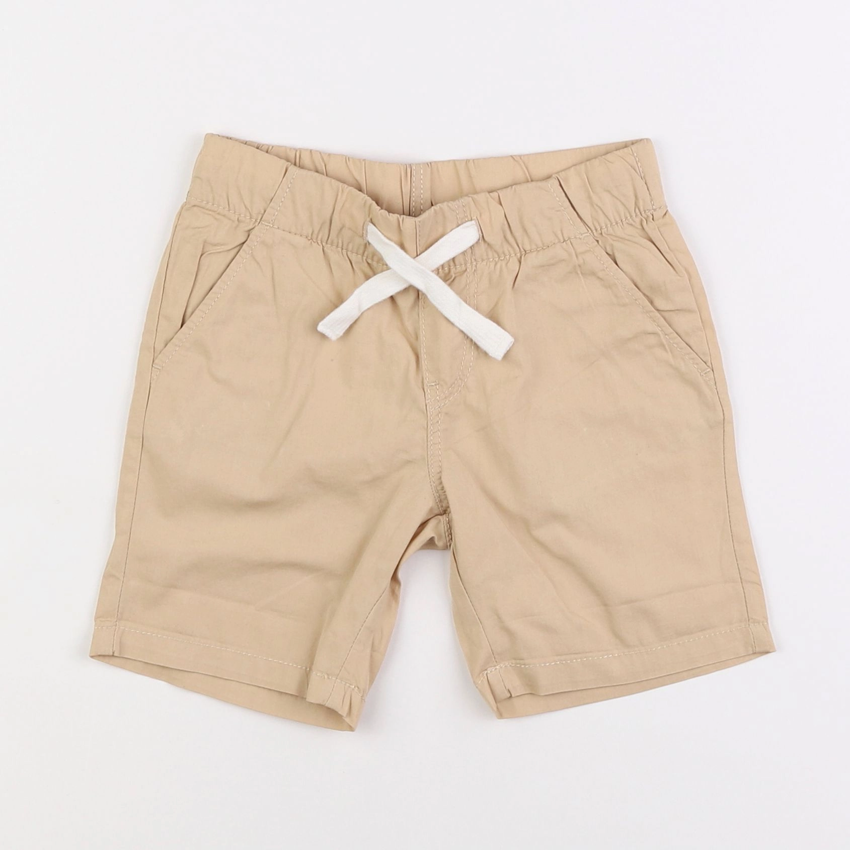 H&M - short beige - 2/3 ans