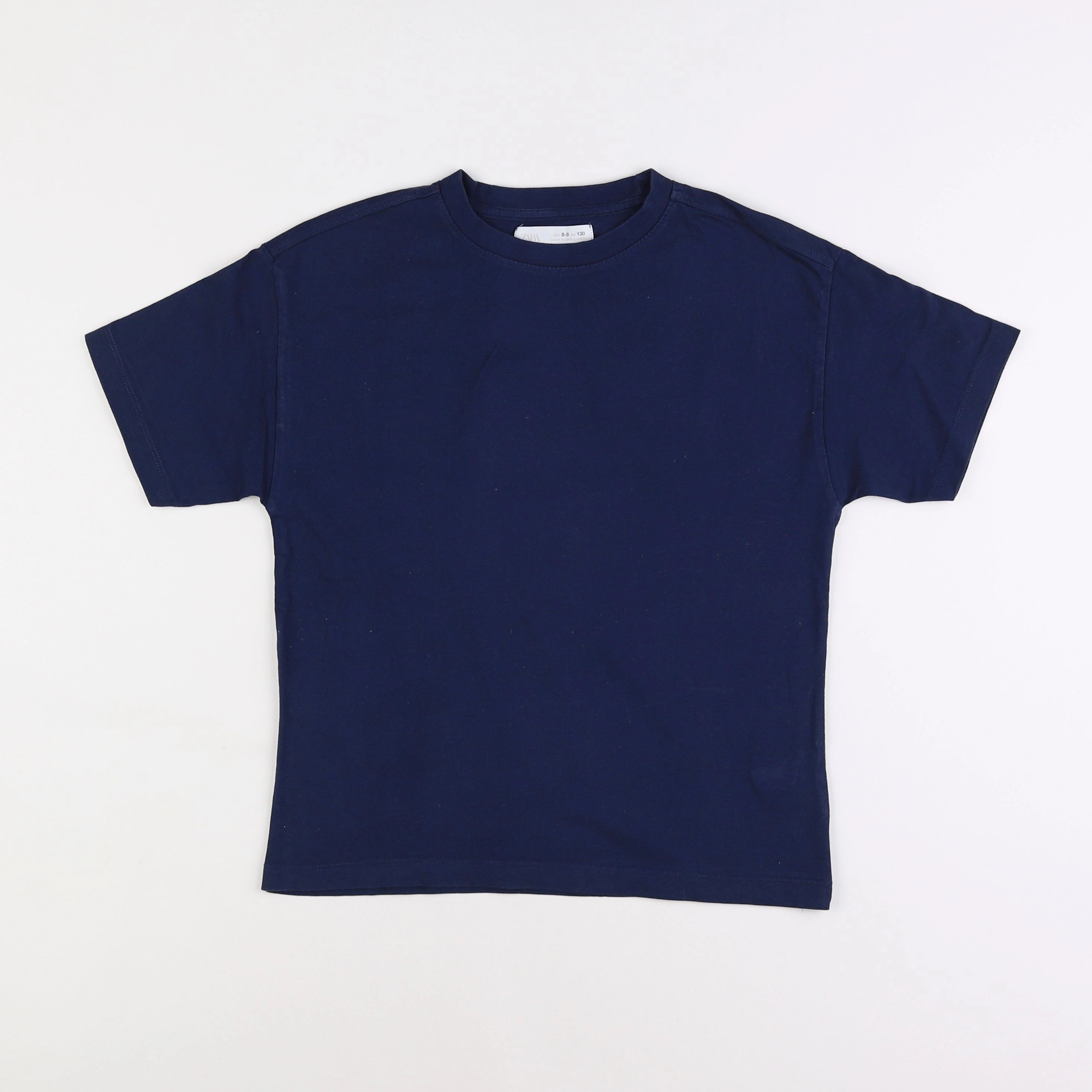 Zara - tee-shirt bleu - 8/9 ans