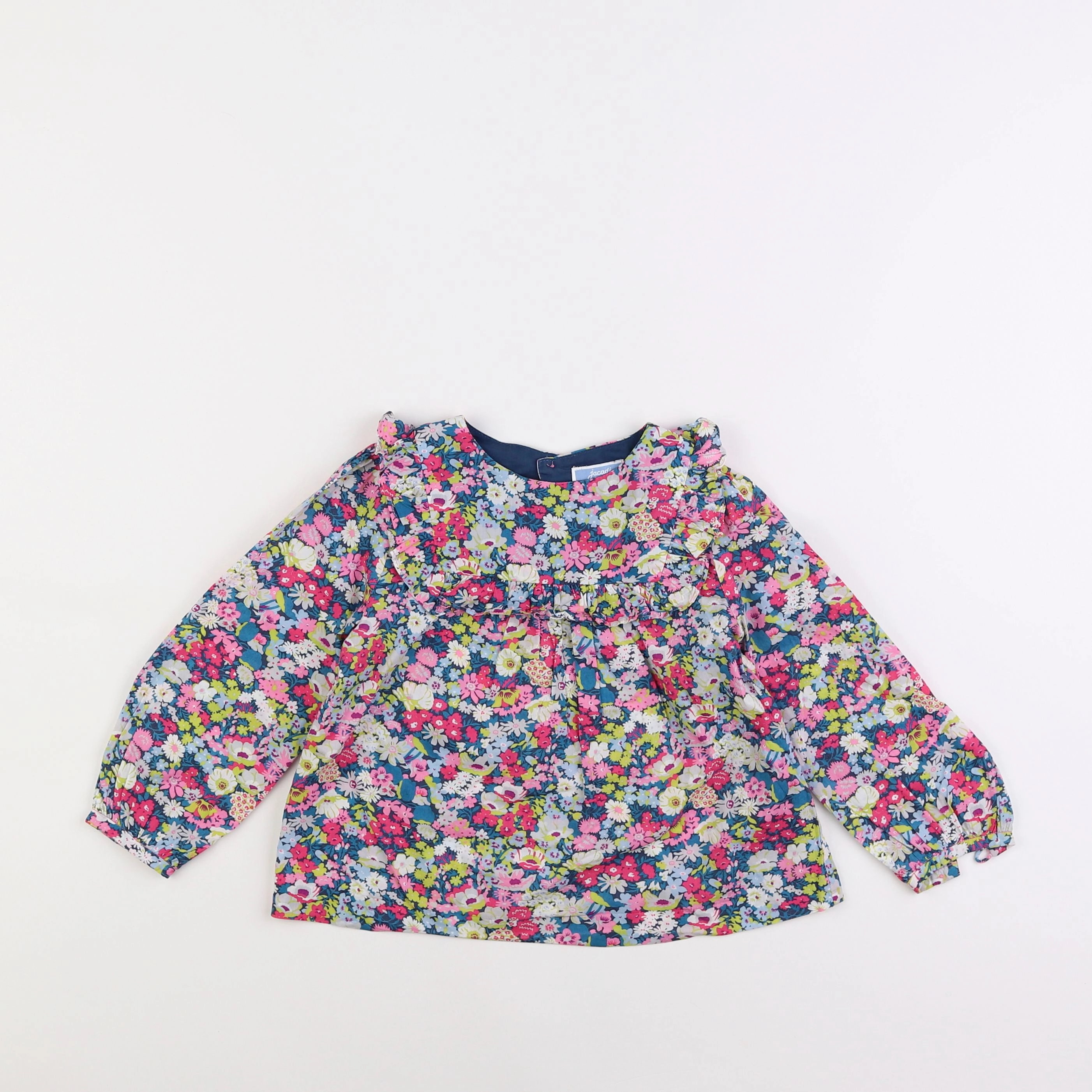 Jacadi - blouse liberty multicolore - 4 ans