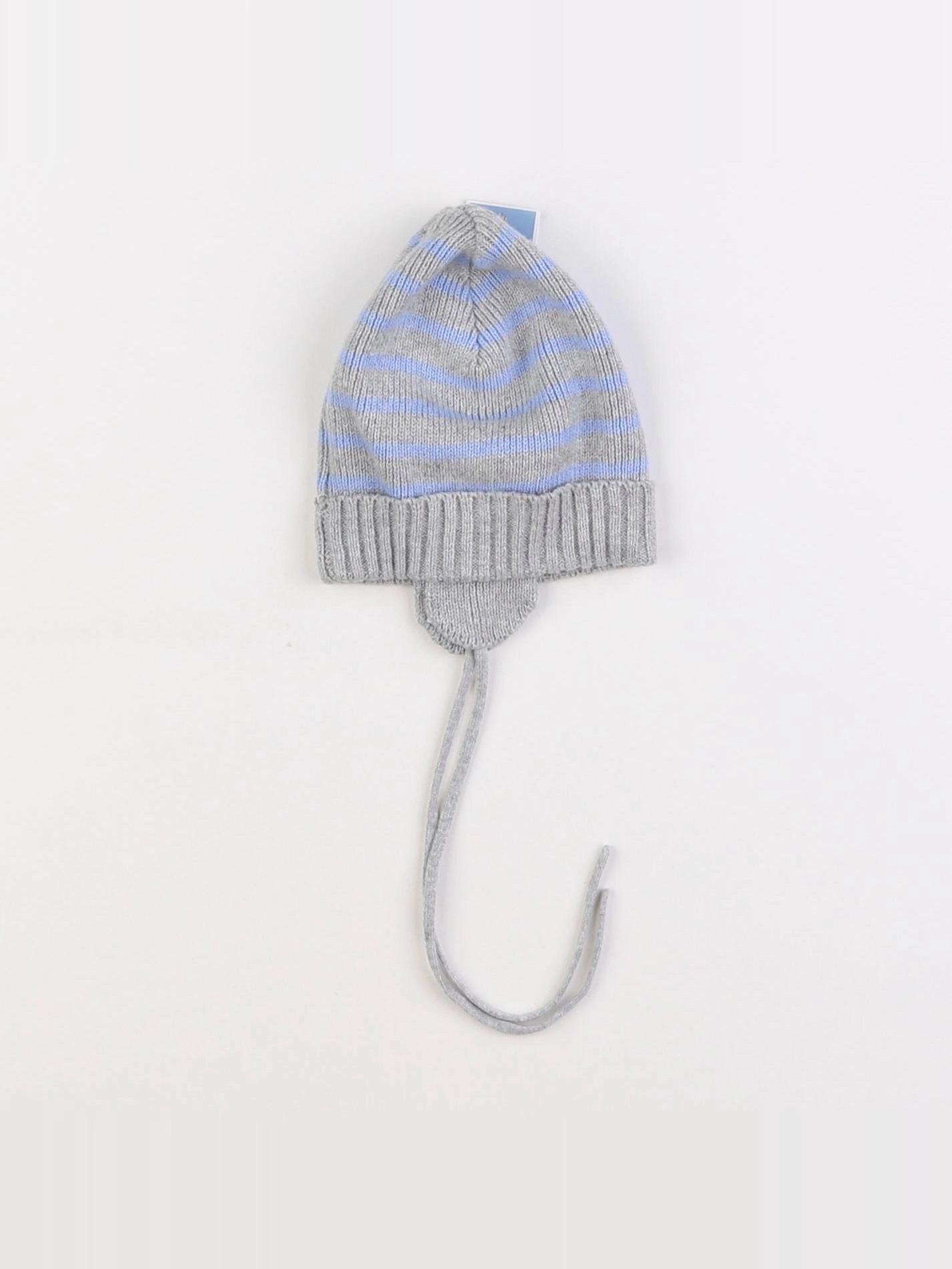 Jacadi - bonnet bleu - 3 mois