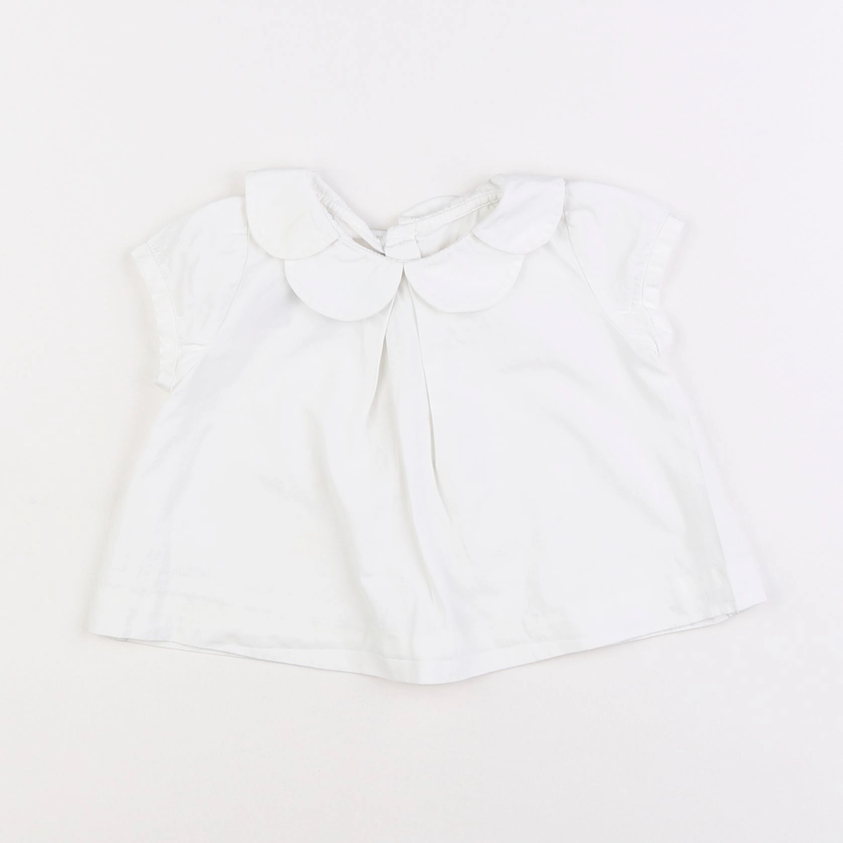 Jacadi - blouse coton blanc - 6 mois