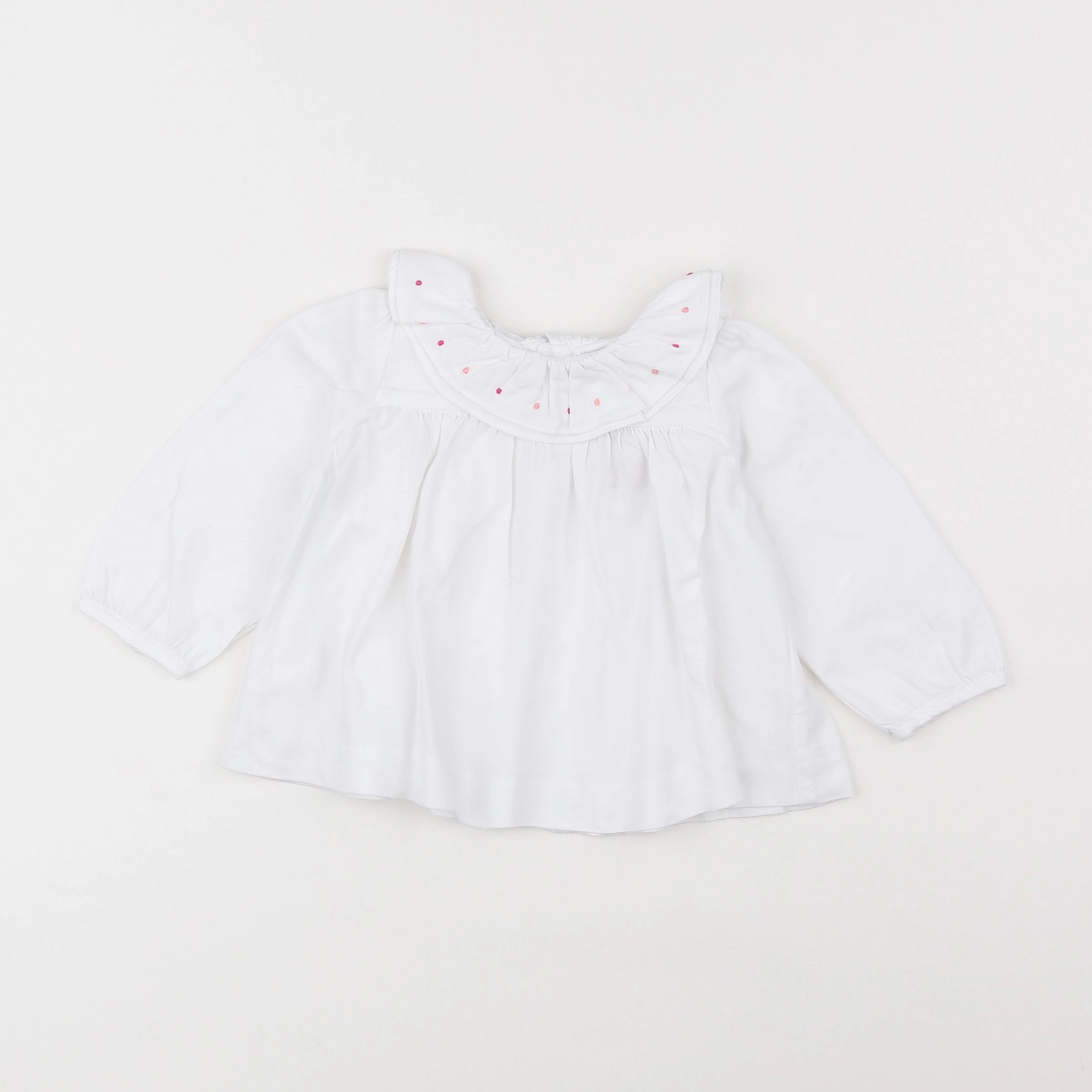 Jacadi - blouse blanc - 12 mois
