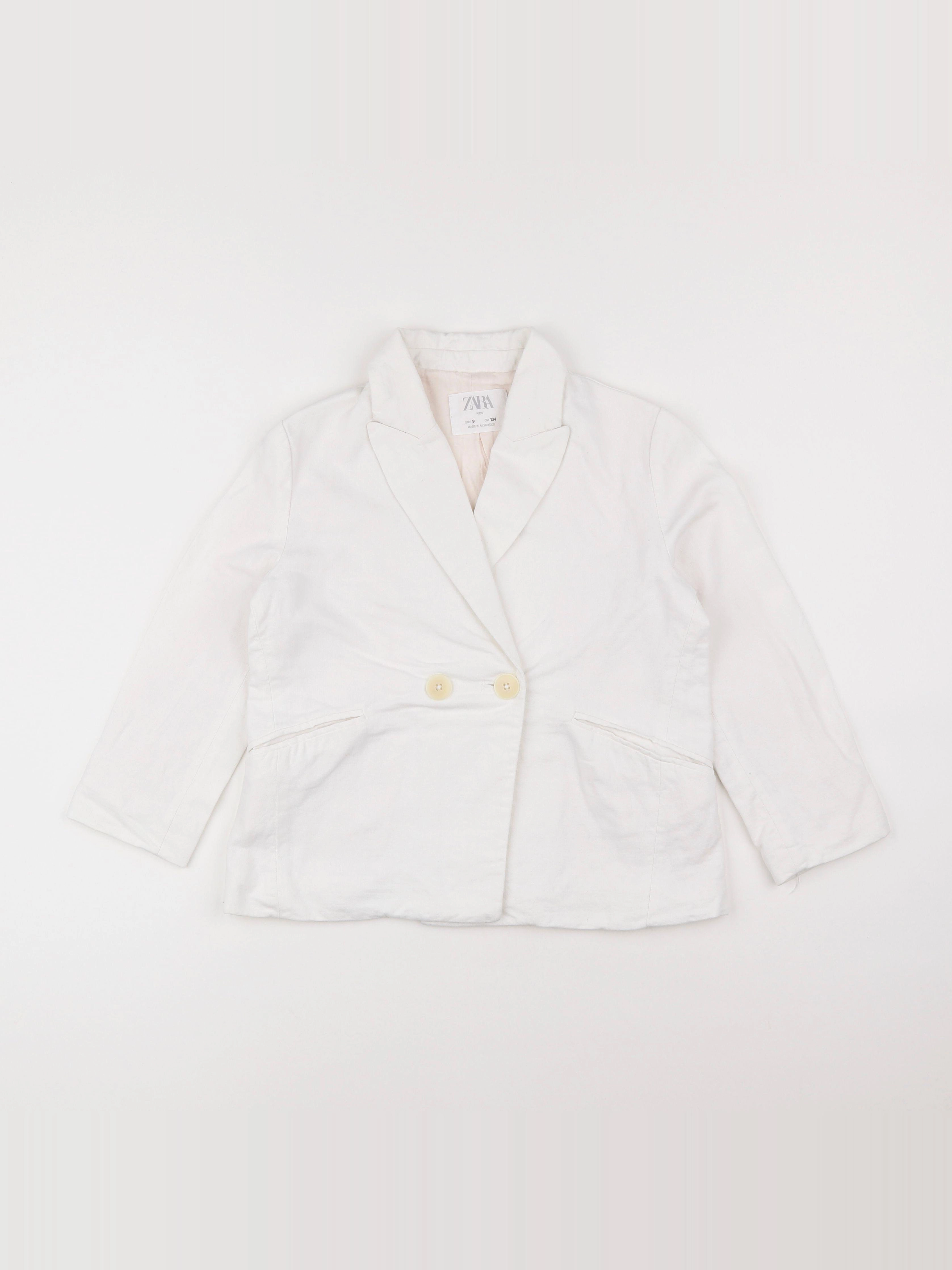 Zara - veste blanc - 9 ans