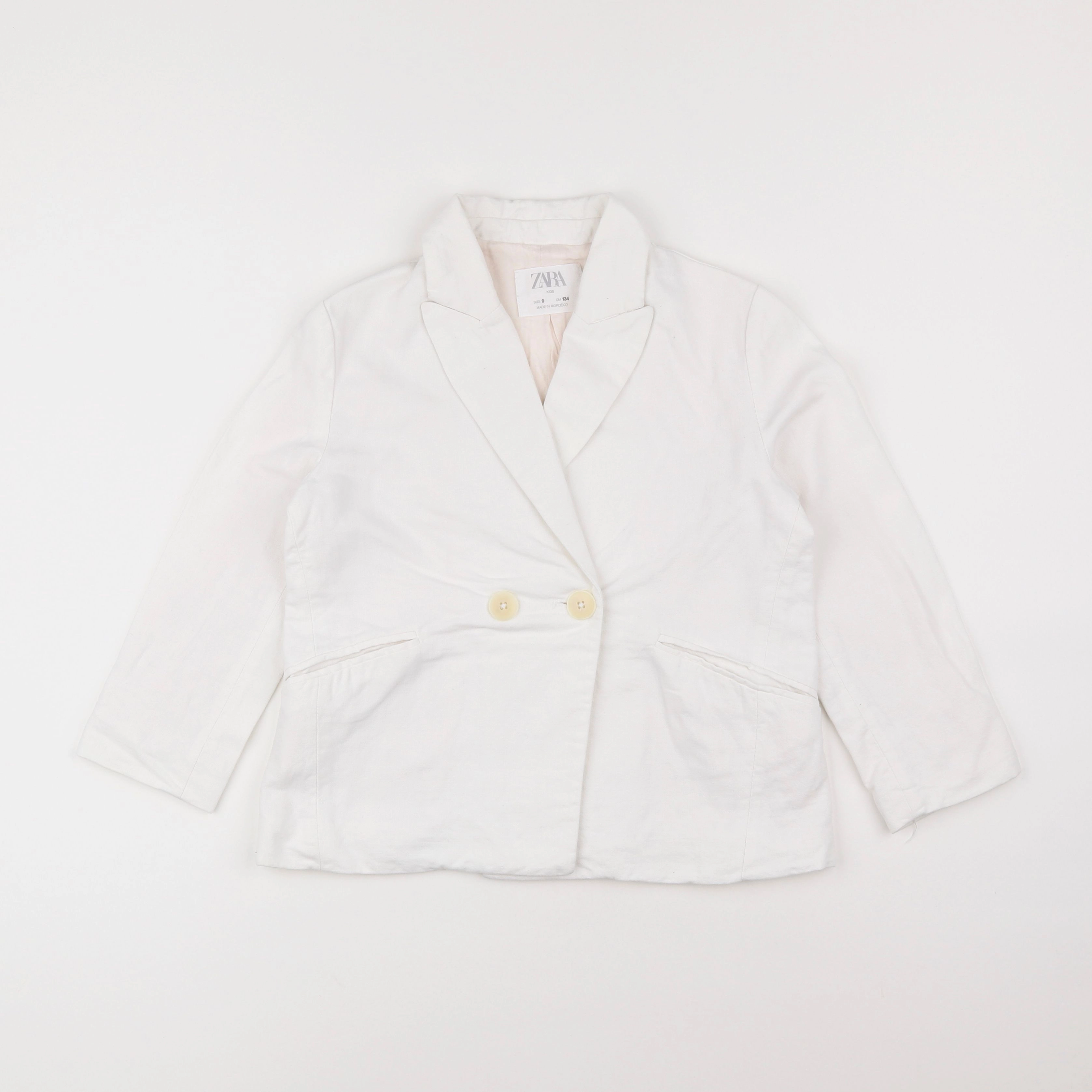 Zara - veste blanc - 9 ans