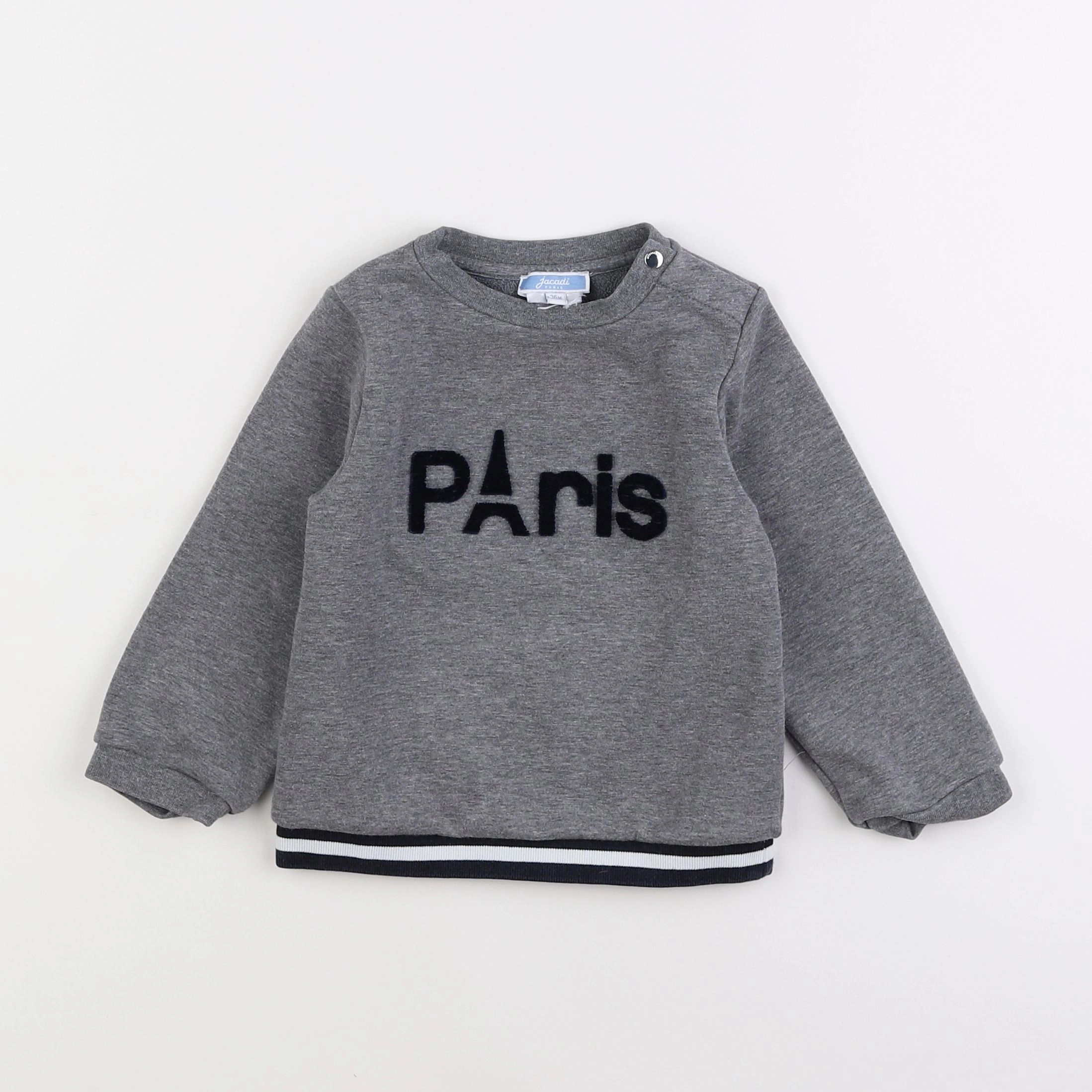 Jacadi - sweat gris - 3 ans