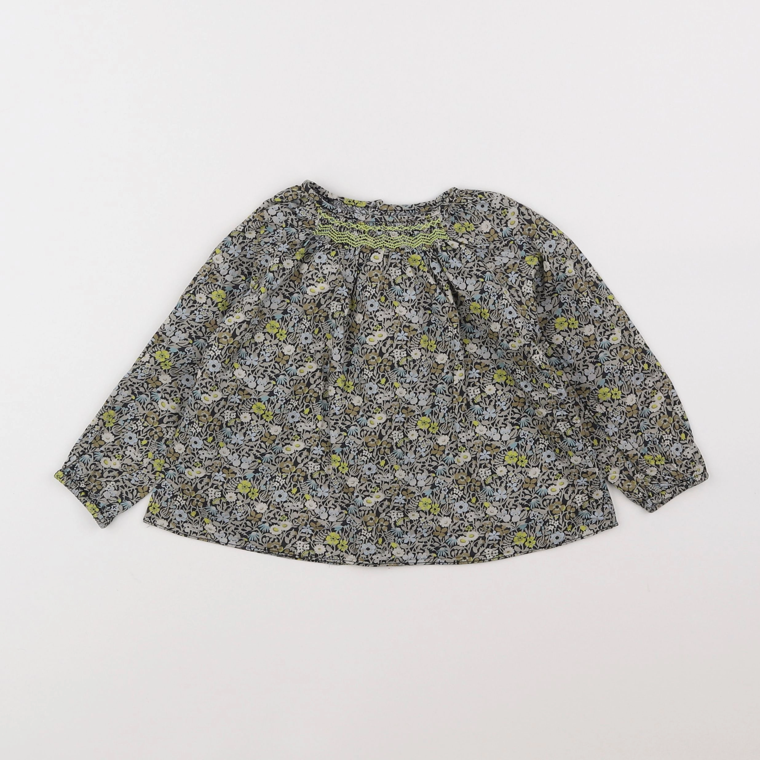 Jacadi - blouse liberty multicolore - 18 mois