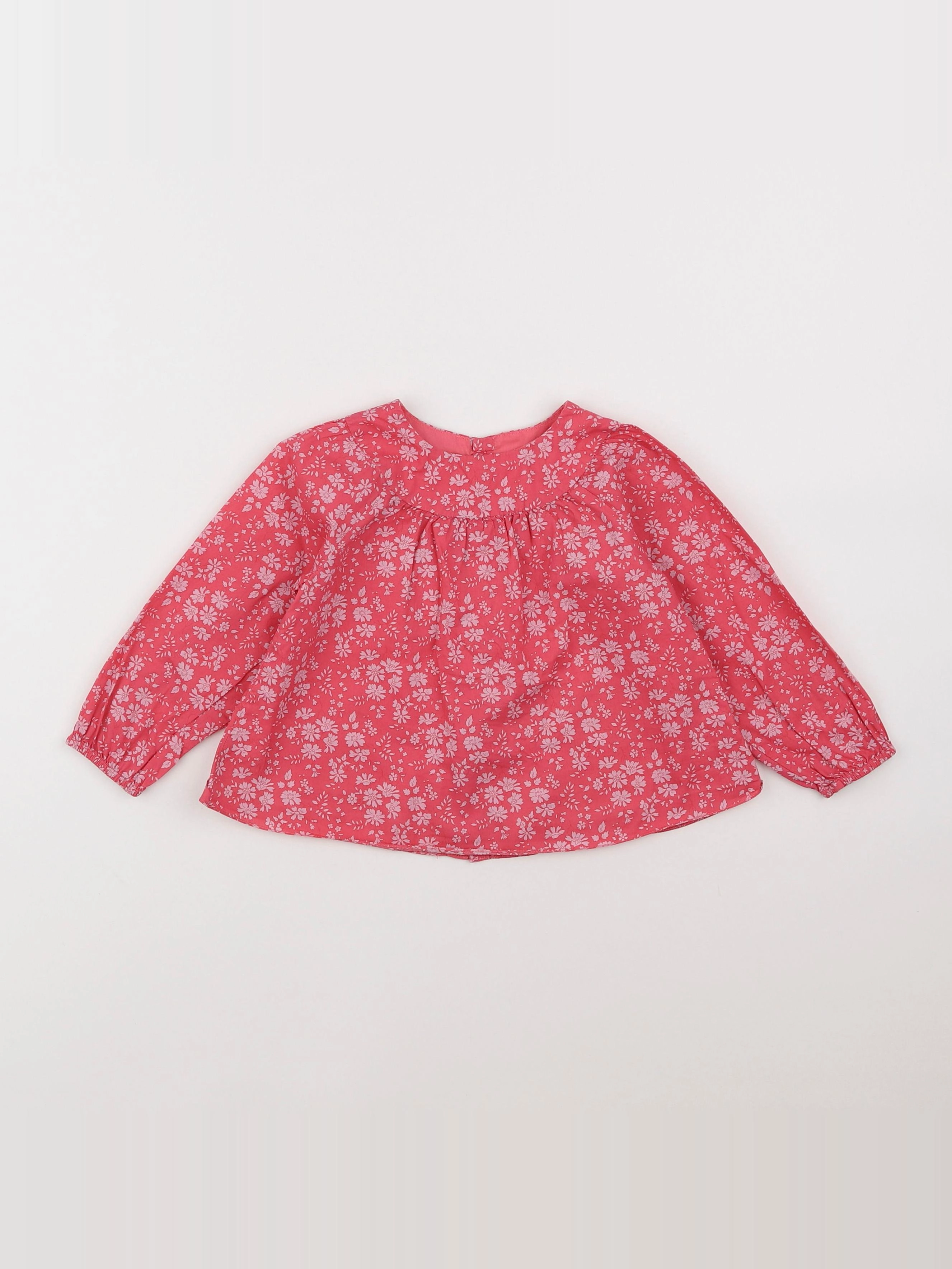 Jacadi - blouse liberty rose - 18 mois