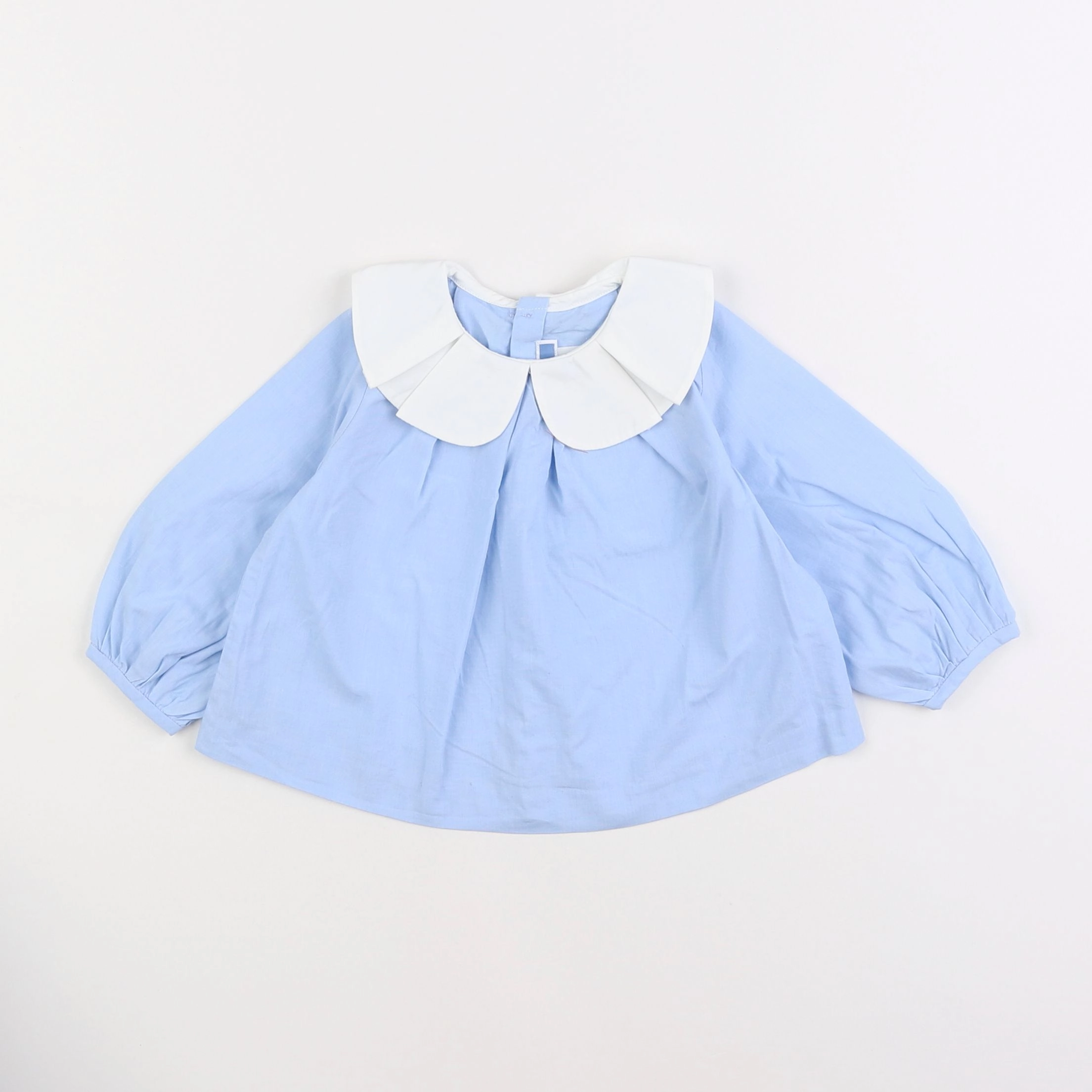 Jacadi - blouse bleu - 12 mois