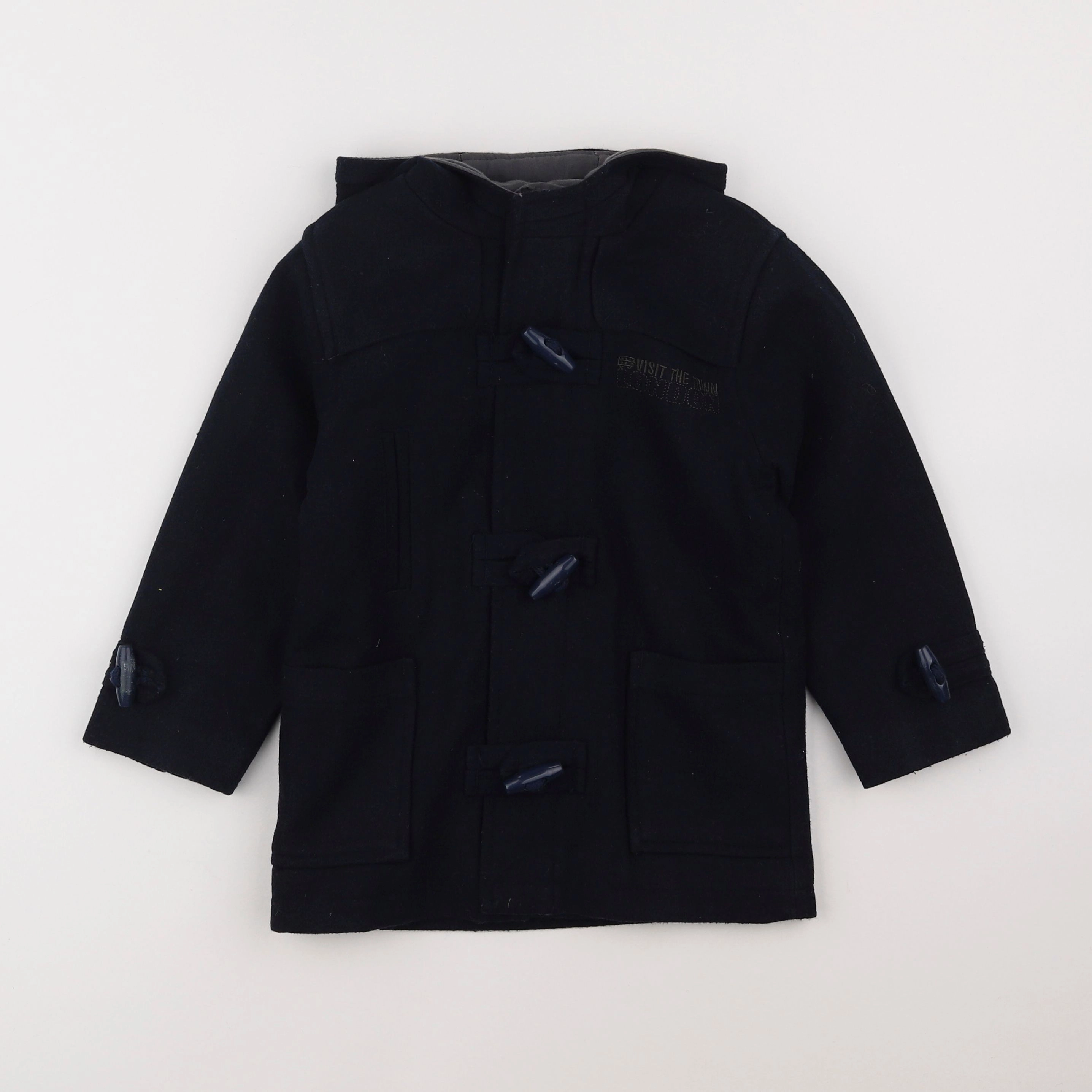 Vertbaudet - manteau bleu - 4 ans