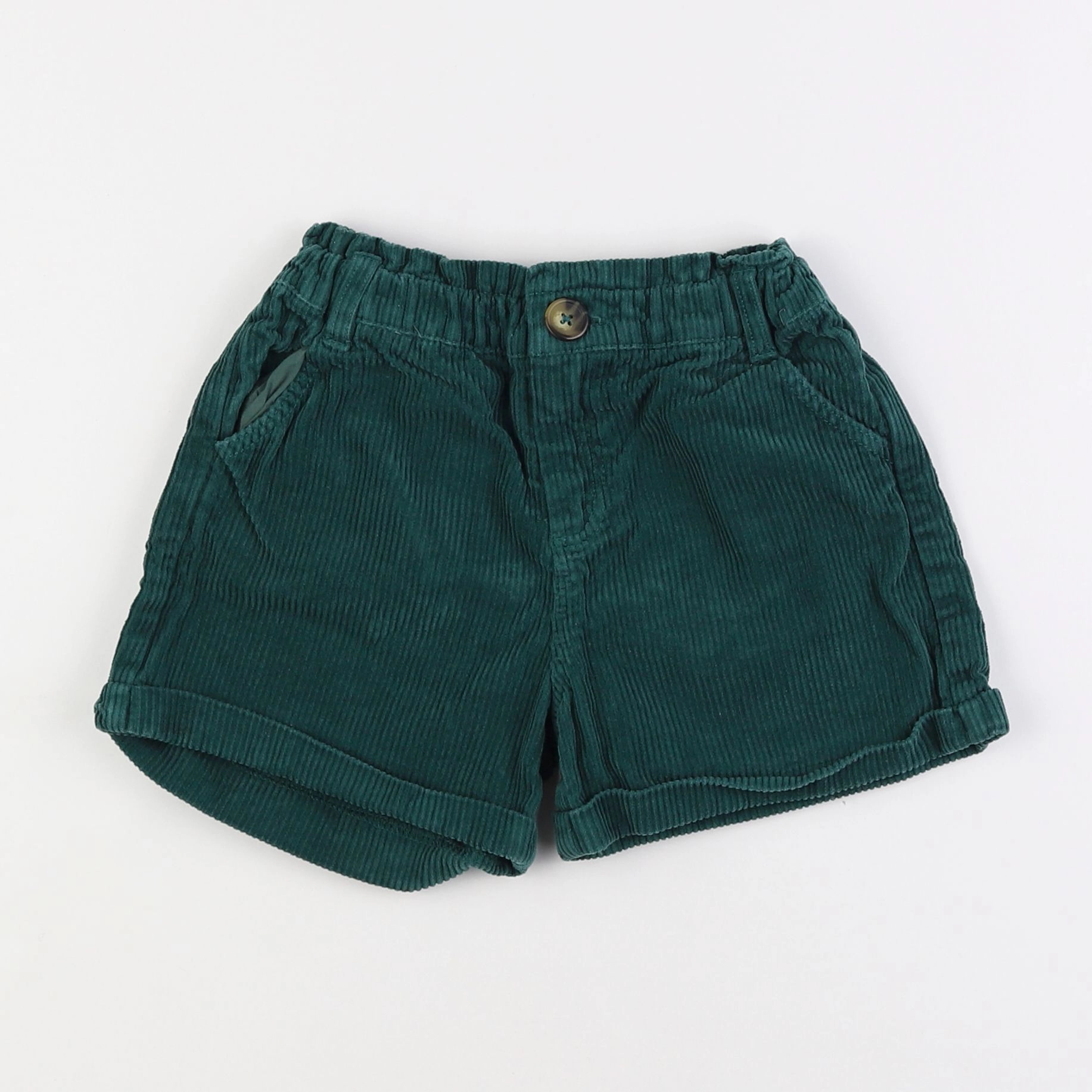 Vertbaudet - short vert - 5 ans