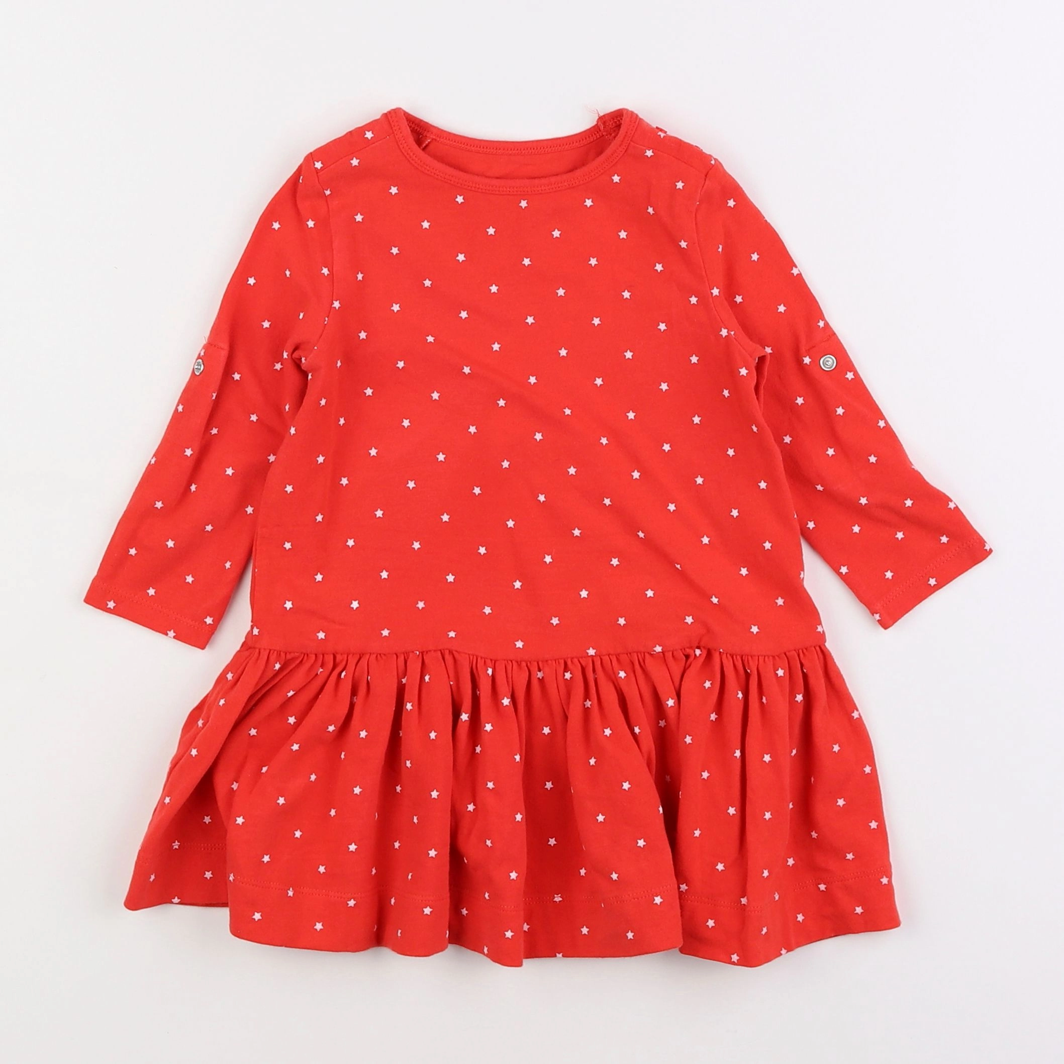 Vertbaudet - robe rouge - 2 ans