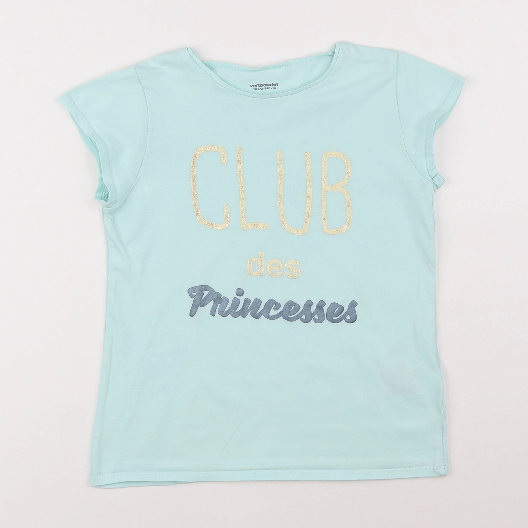 Vertbaudet - tee-shirt vert - 10 ans