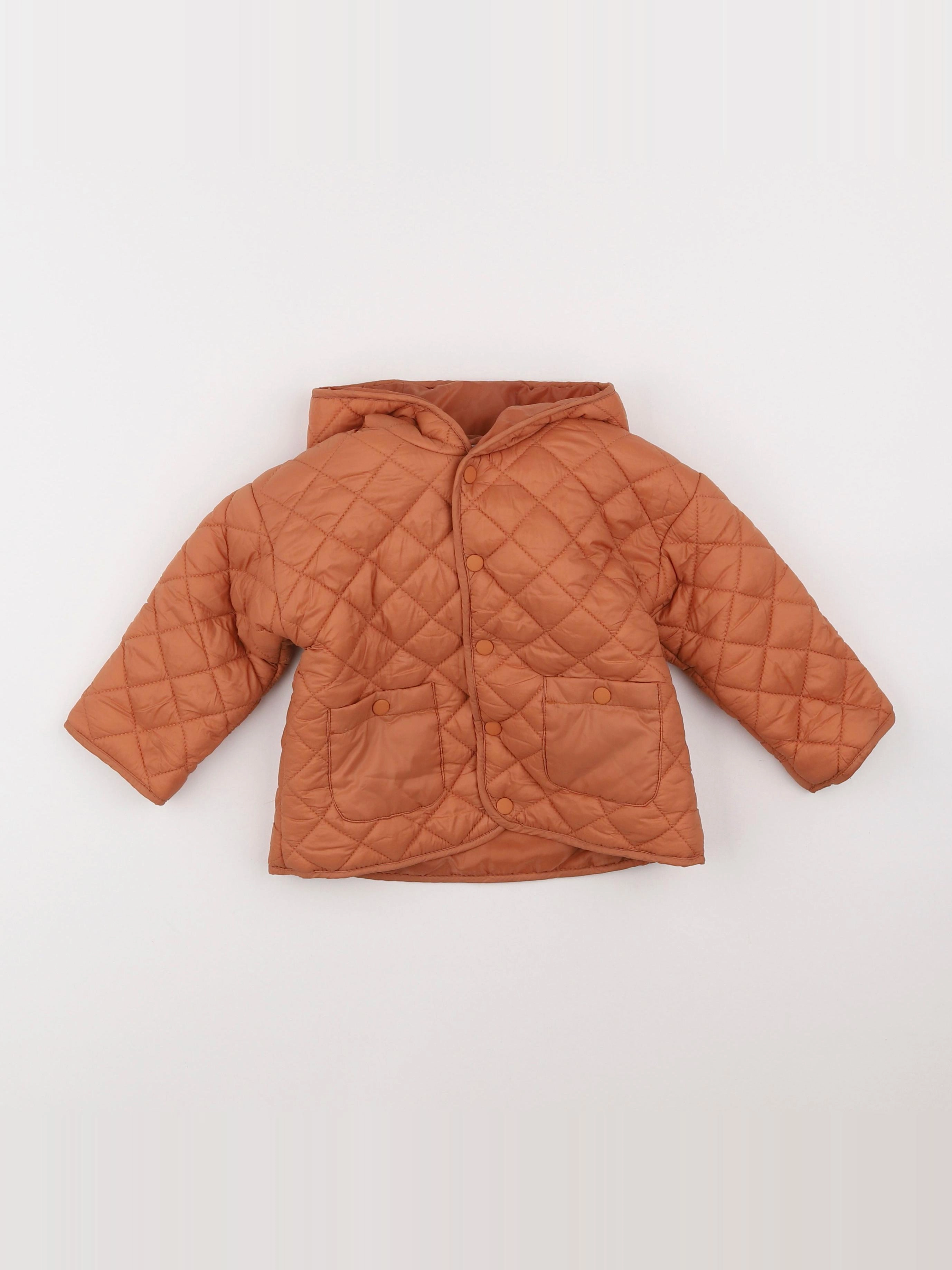 Vertbaudet - veste orange - 18 mois