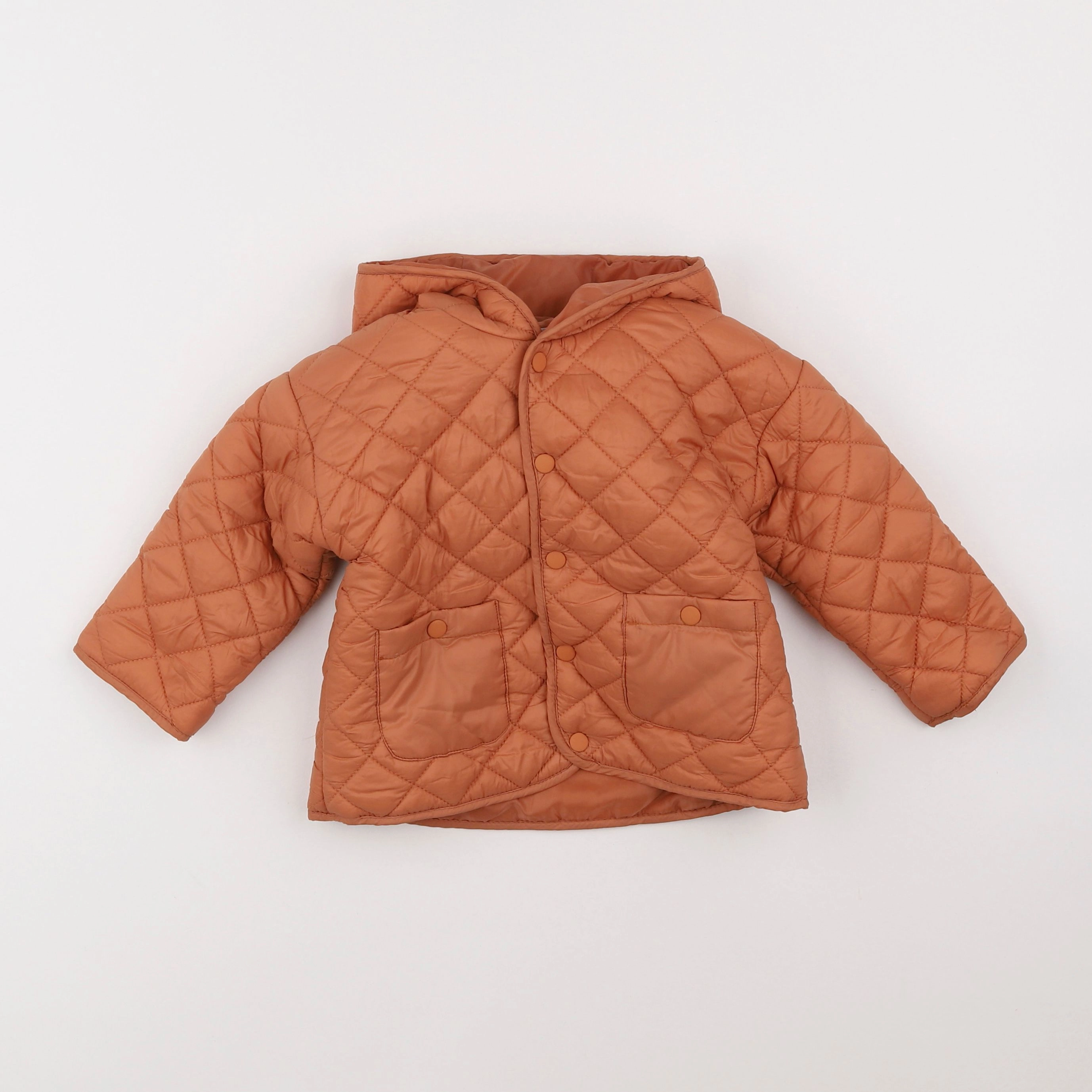 Vertbaudet - veste orange - 18 mois