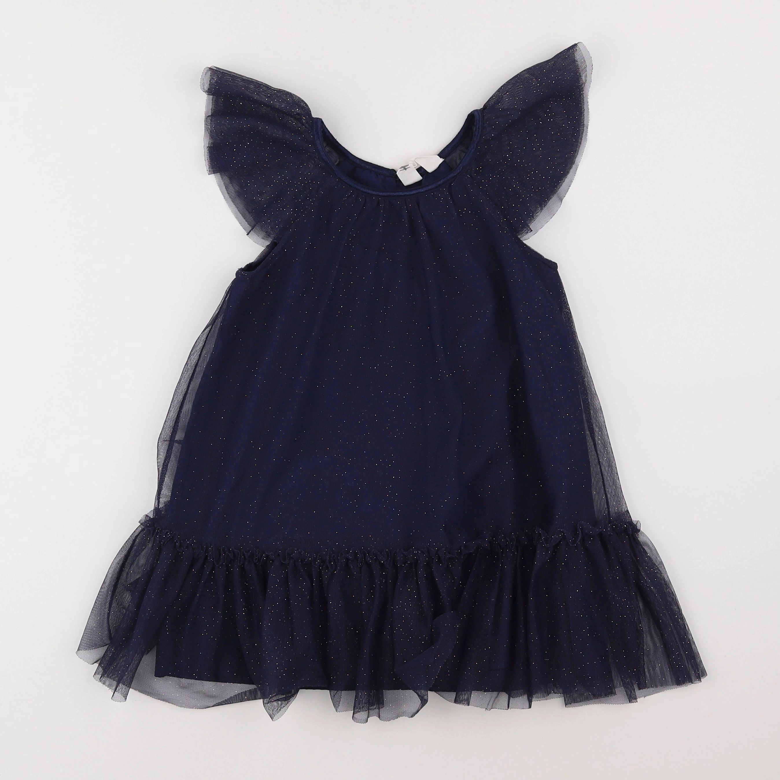 H&M - robe bleu - 2/3 ans