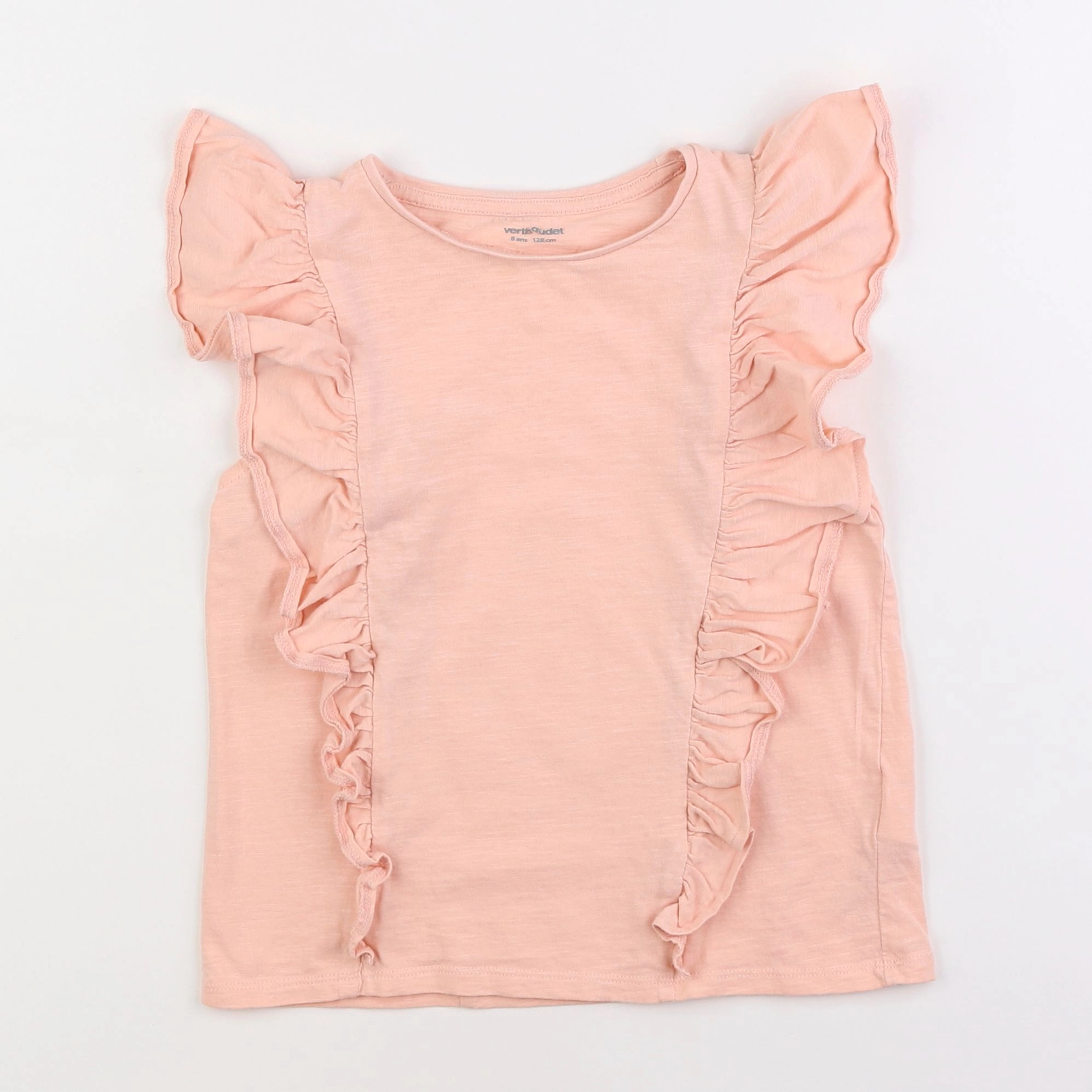 Vertbaudet - tee-shirt rose - 8 ans