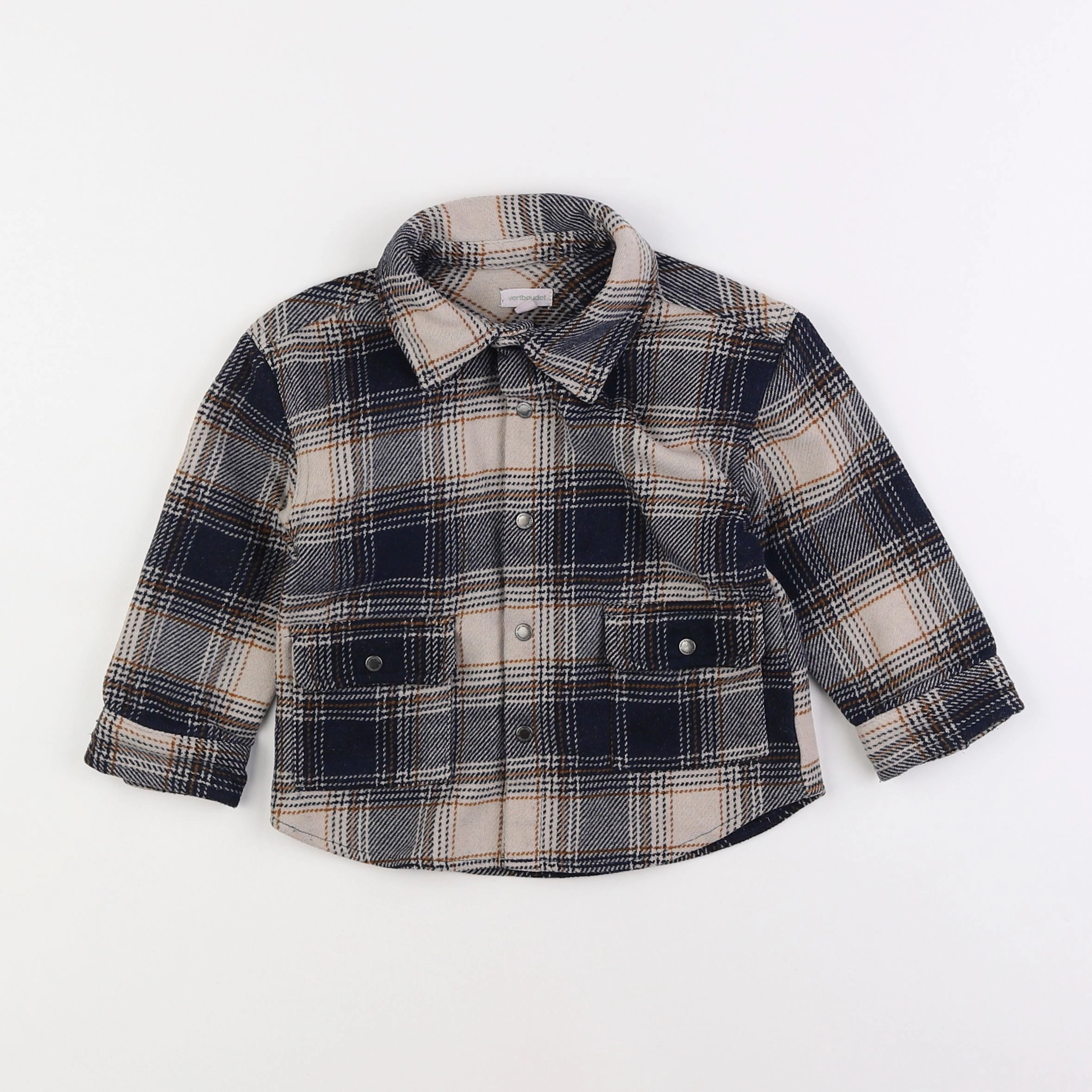 Vertbaudet - chemise multicolore - 2 ans