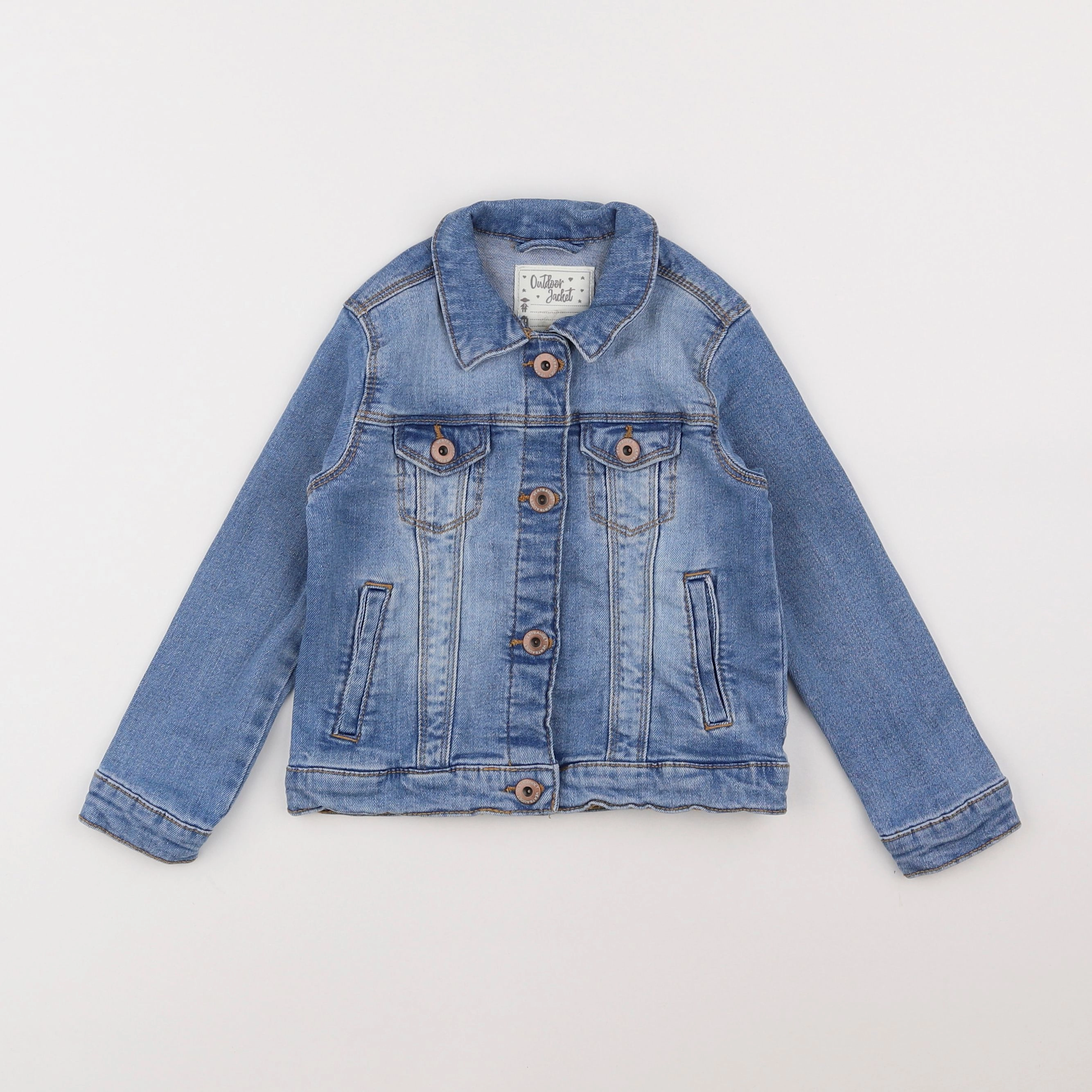 Vertbaudet - veste bleu - 4 ans