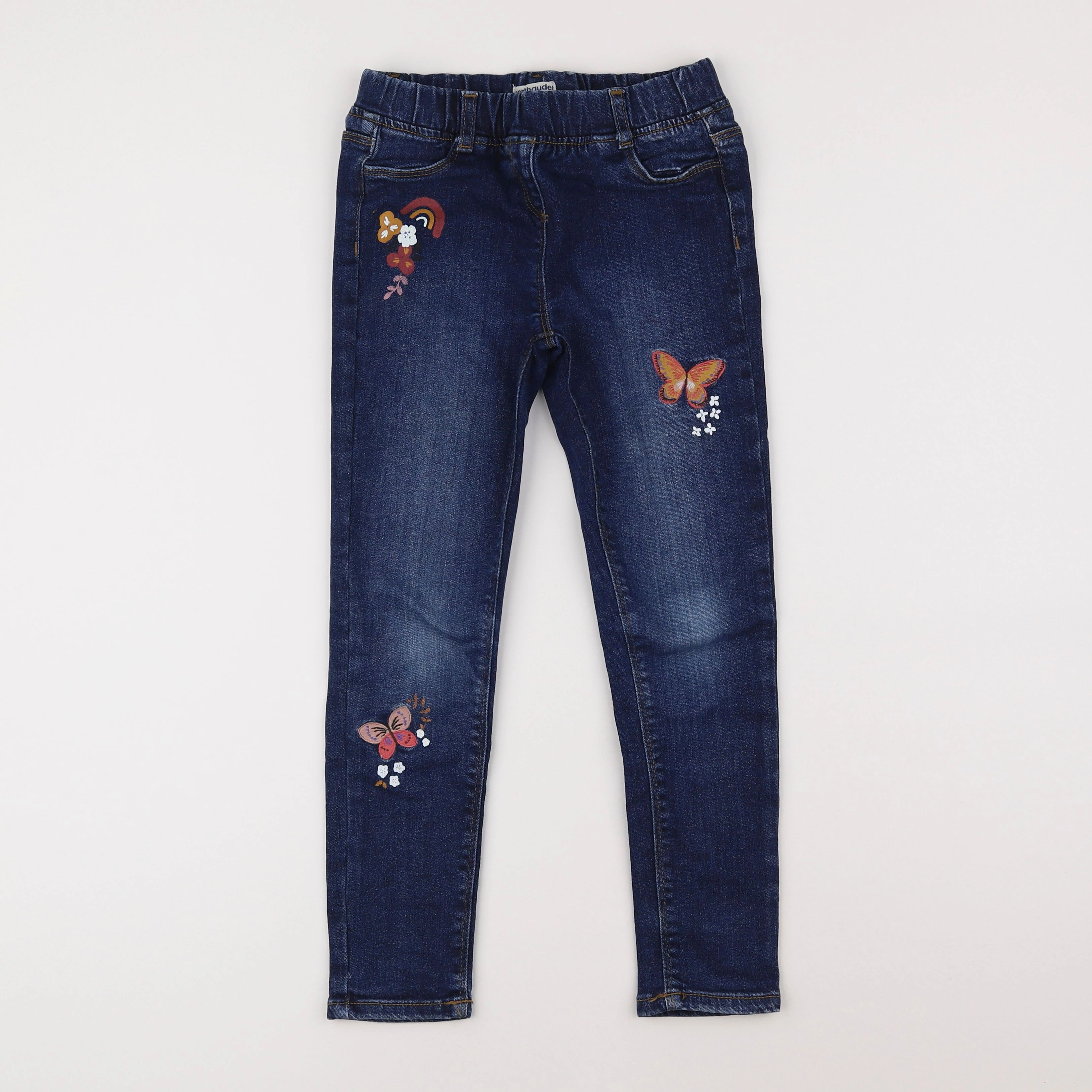 Vertbaudet - jegging bleu - 8 ans