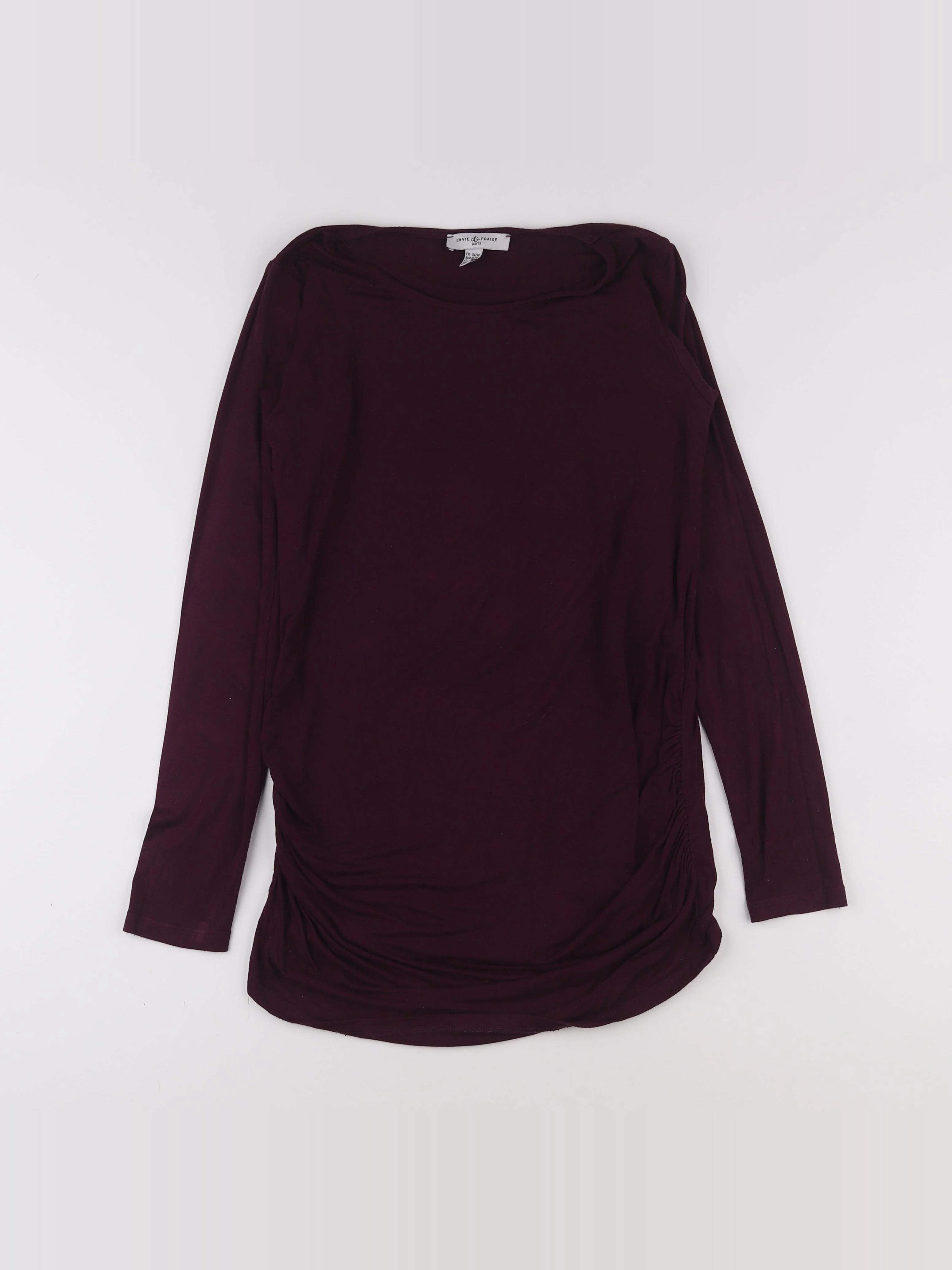 Envie de fraise - tee-shirt grossesse violet - 34 à 36