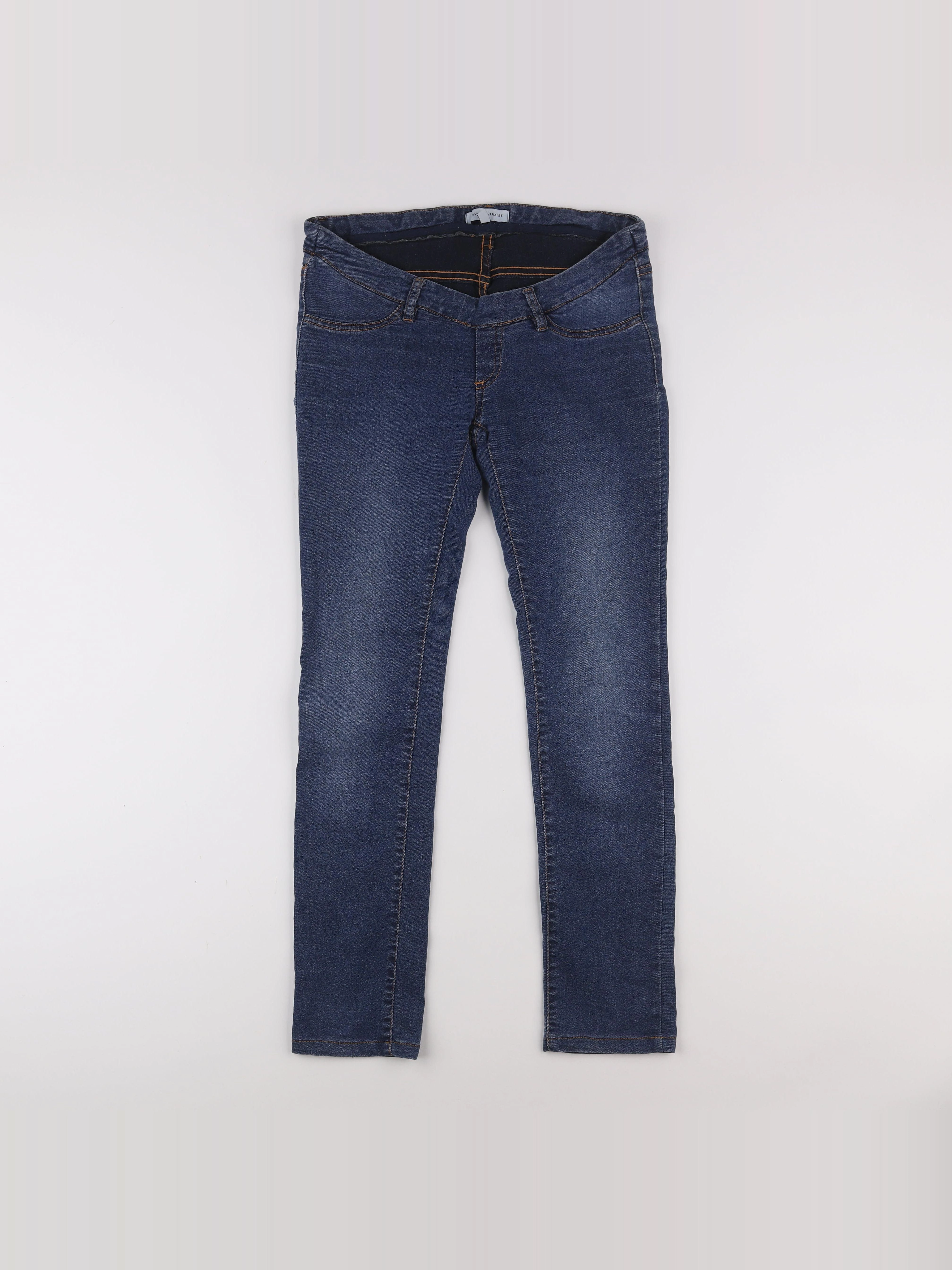 Envie de fraise - jean grossesse bleu - 34