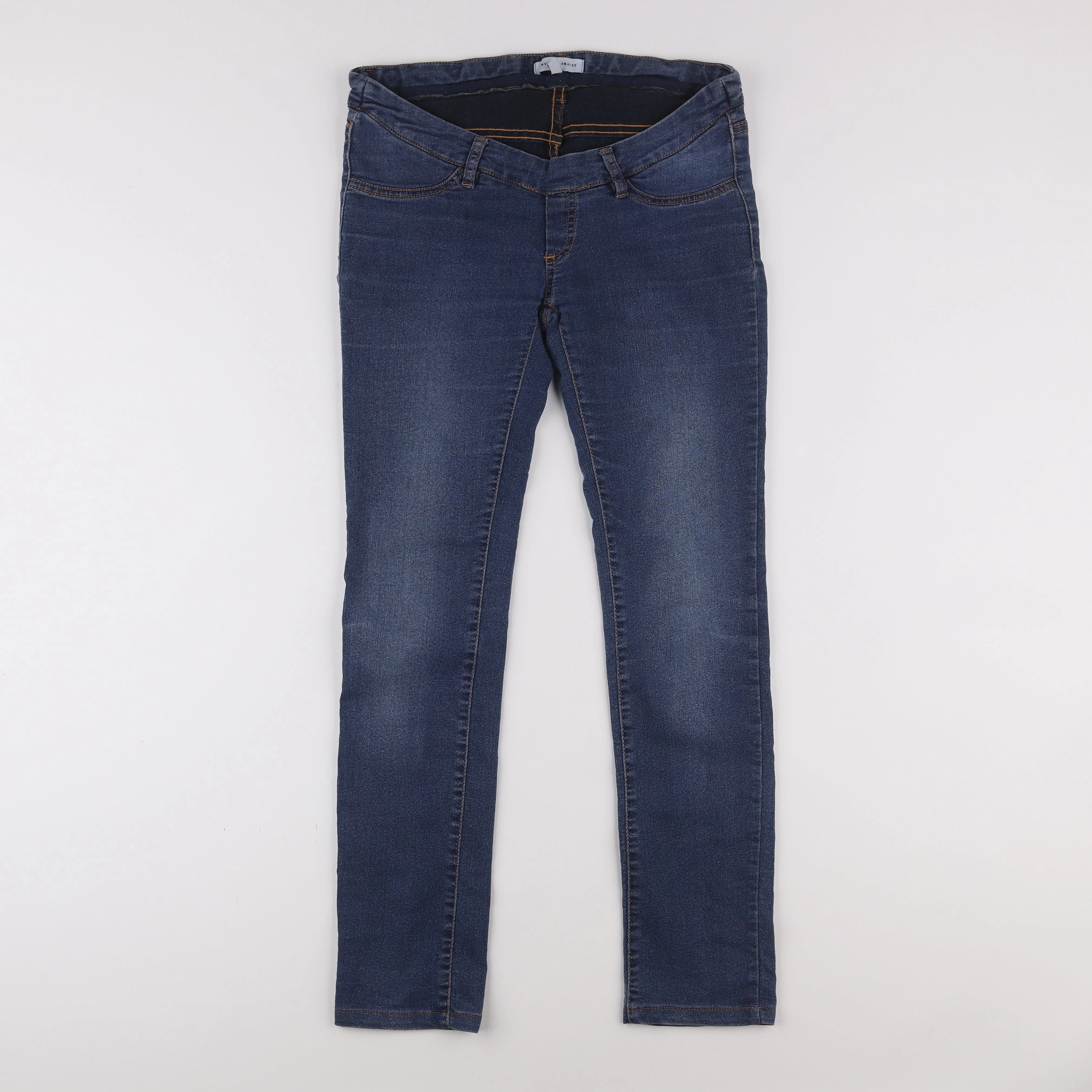 Envie de fraise - jean grossesse bleu - 34