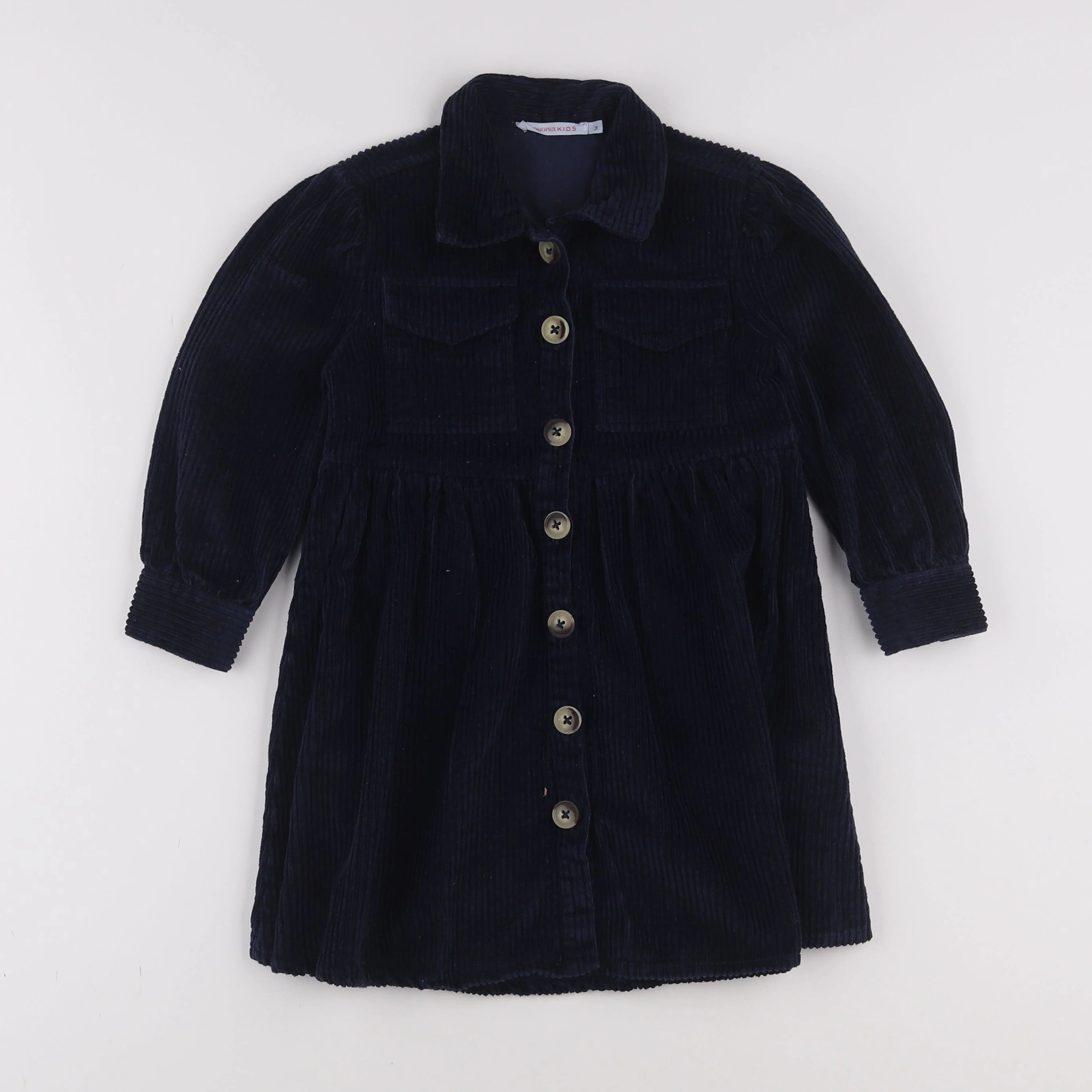Monoprix - robe bleu - 3 ans